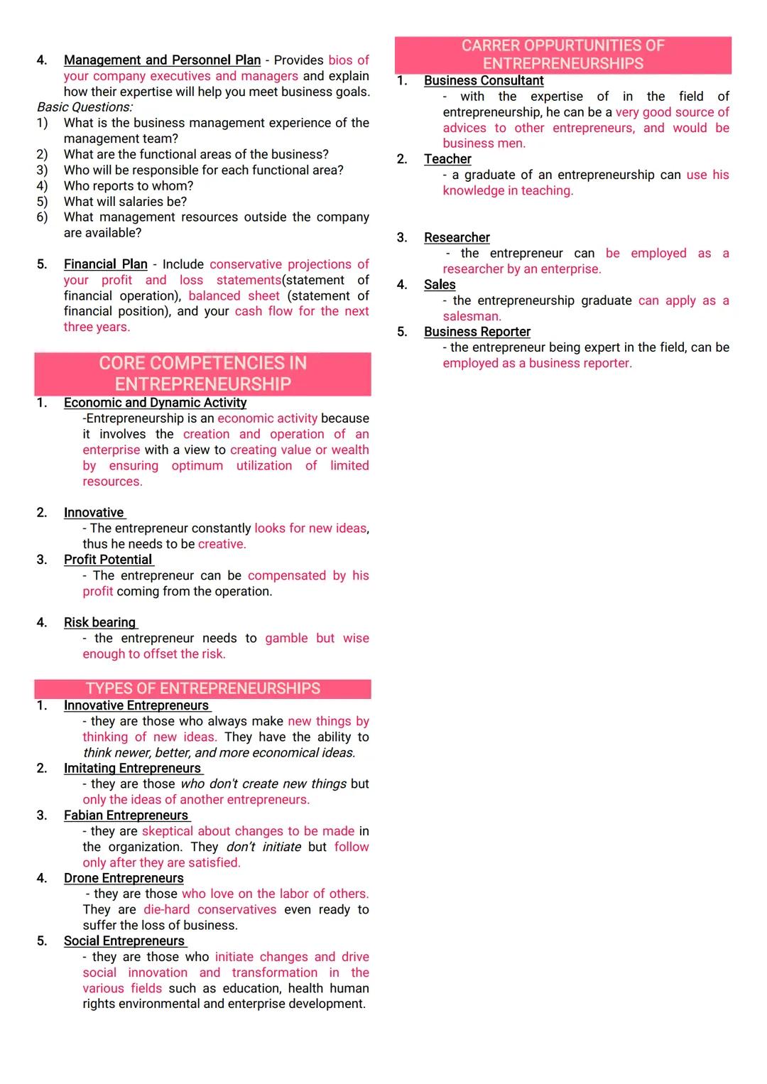 ENTREPRENEURSHIP
1st Quarter I First Semester (Midterms)
LESSON 1: CONCEPT OF
ENTERPRENEURSHIP
ENTREPRENEURSHIP
-Is a process of actions of