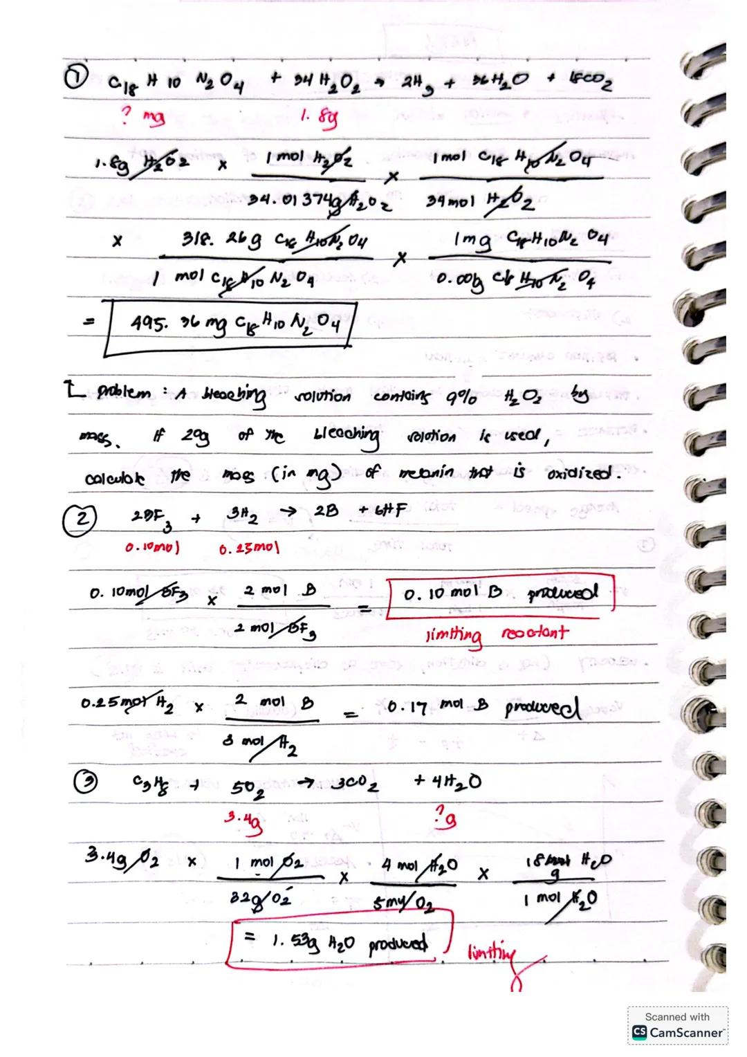 C18 H 10 N204
? mg
+ 94 H2O2 → 24g + 36H2O + 15CO2
1.8g
1 mol H2O2
1 mol C18 H10 N2O4
1.8g H2O2 x
34.01374g H2O2
39 mol H2O2
Img C18 H10 N2O