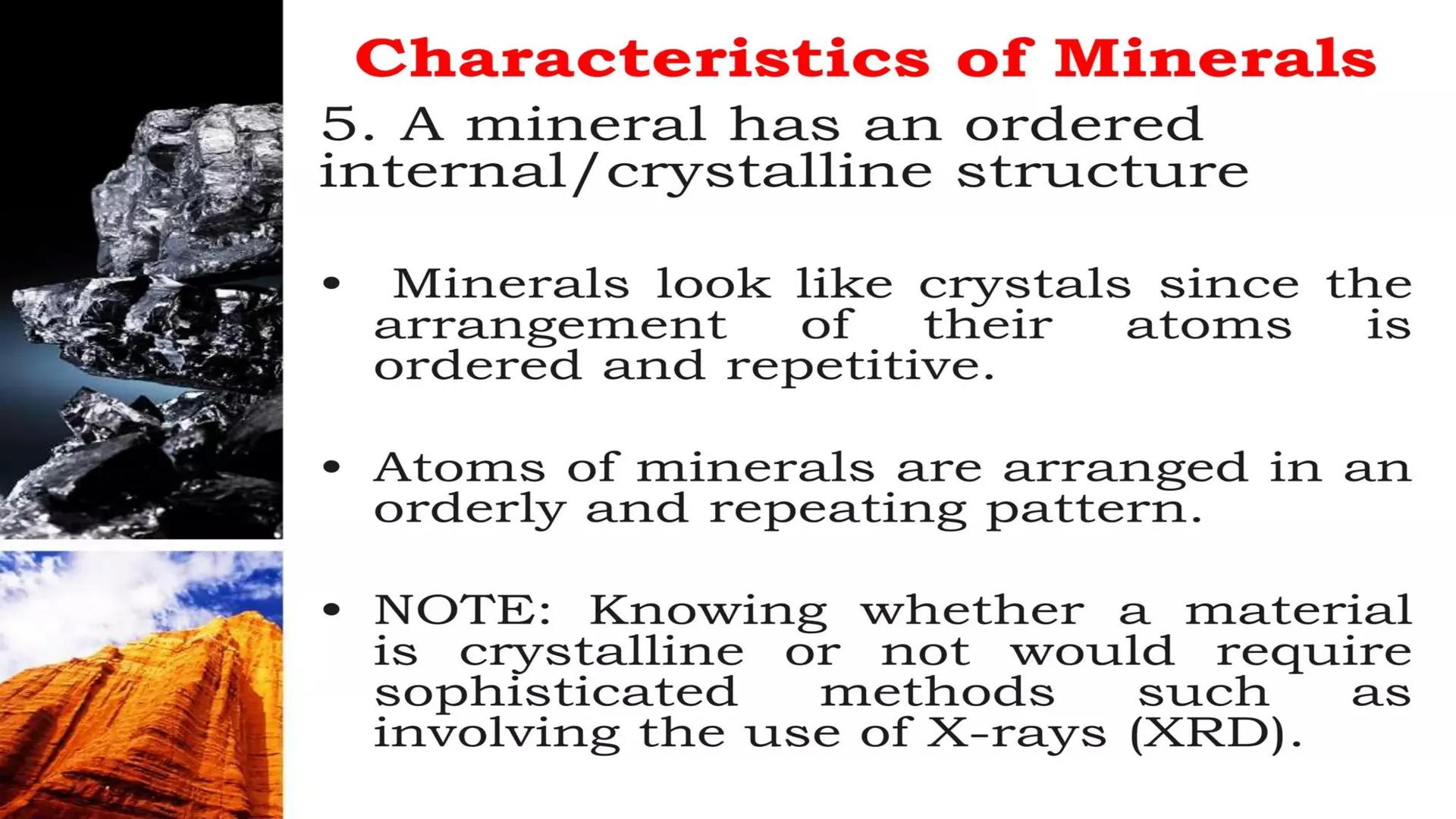 Earth & Life Science
MINERALS Minerals and Rocks
How is a mineral different
from a rock?
• Minerals are the building blocks of
rocks.
• A