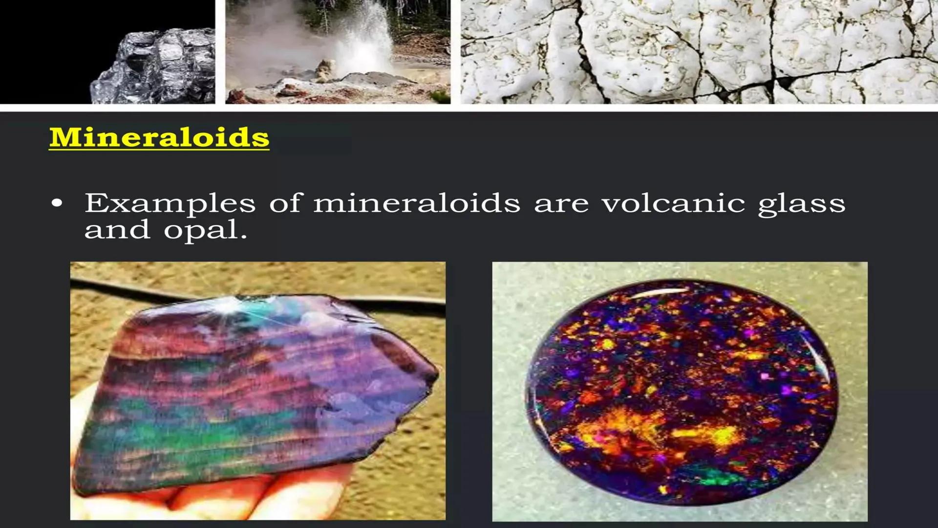 Earth & Life Science
MINERALS Minerals and Rocks
How is a mineral different
from a rock?
• Minerals are the building blocks of
rocks.
• A