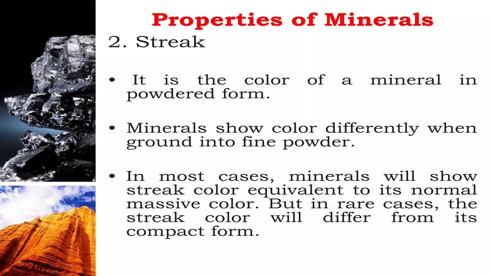 Earth & Life Science
MINERALS Minerals and Rocks
How is a mineral different
from a rock?
• Minerals are the building blocks of
rocks.
• A