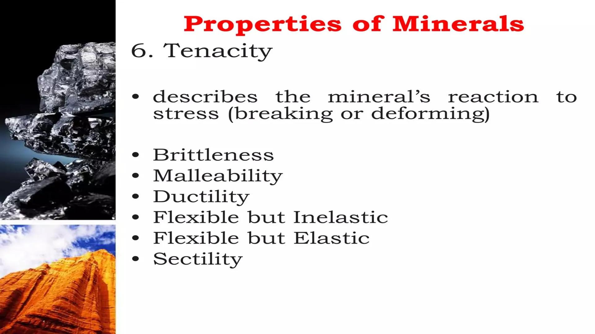 Earth & Life Science
MINERALS Minerals and Rocks
How is a mineral different
from a rock?
• Minerals are the building blocks of
rocks.
• A