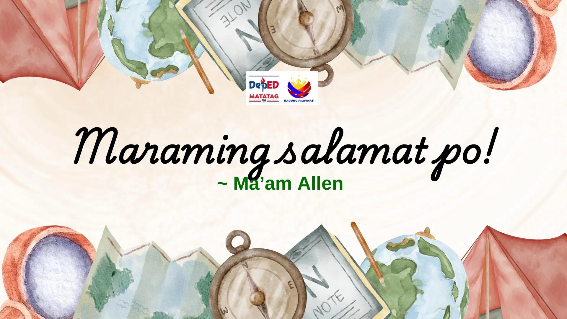 N
N
DepED
N
MATATAG
BAGONG PILIPINAS
3
HEOGRAPIYA NG ASYA AT DAIGDIG
Limang Tema
NG HEOGRAPIYA
ARALING PANLIPUNAN 8
QUARTER 1 - WEEK 1
Ikaap