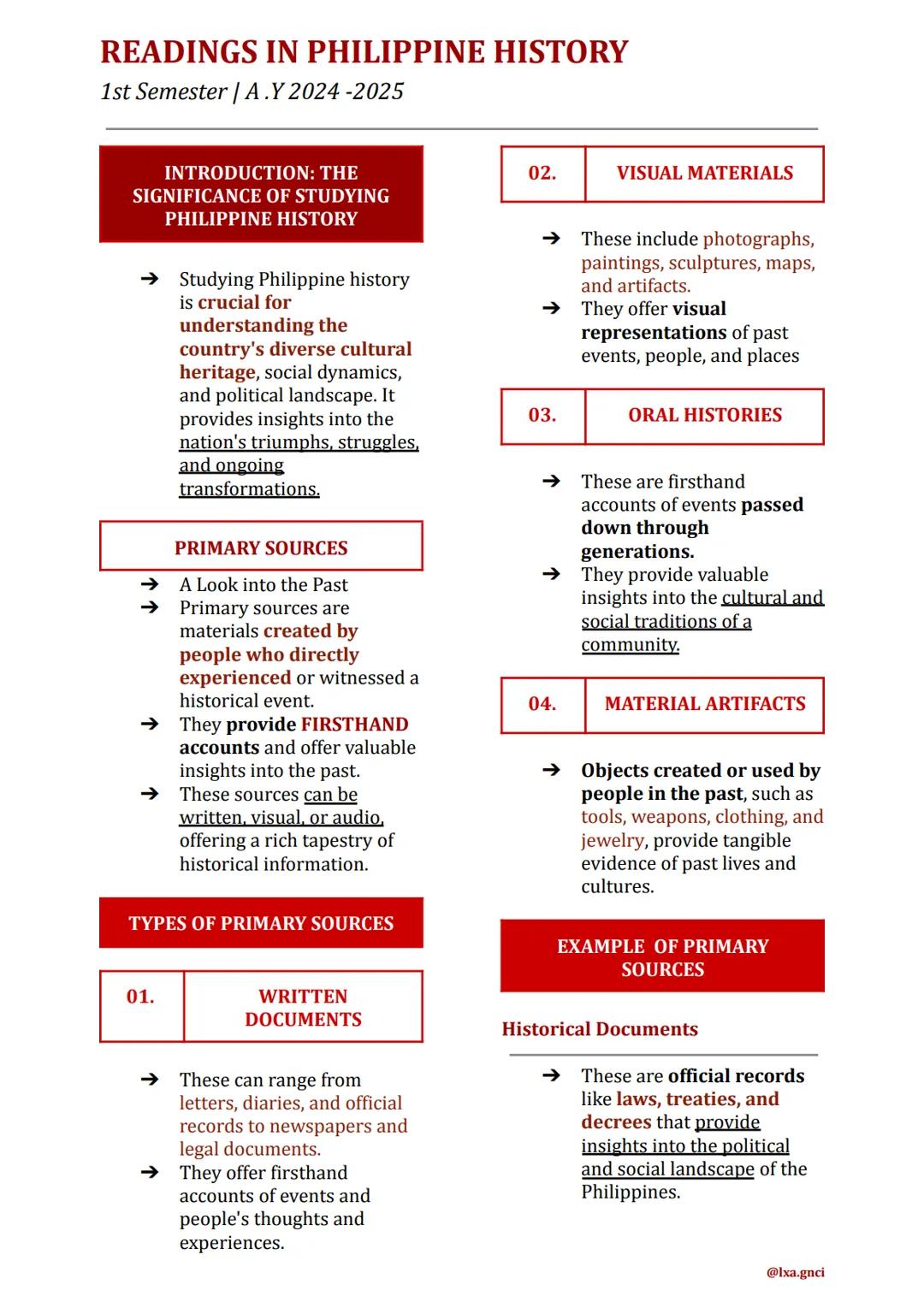 READINGS IN PHILIPPINE HISTORY
1st Semester | A.Y 2024-2025
INTRODUCTION: THE
SIGNIFICANCE OF STUDYING
PHILIPPINE HISTORY
02.
VISUAL MATERIA