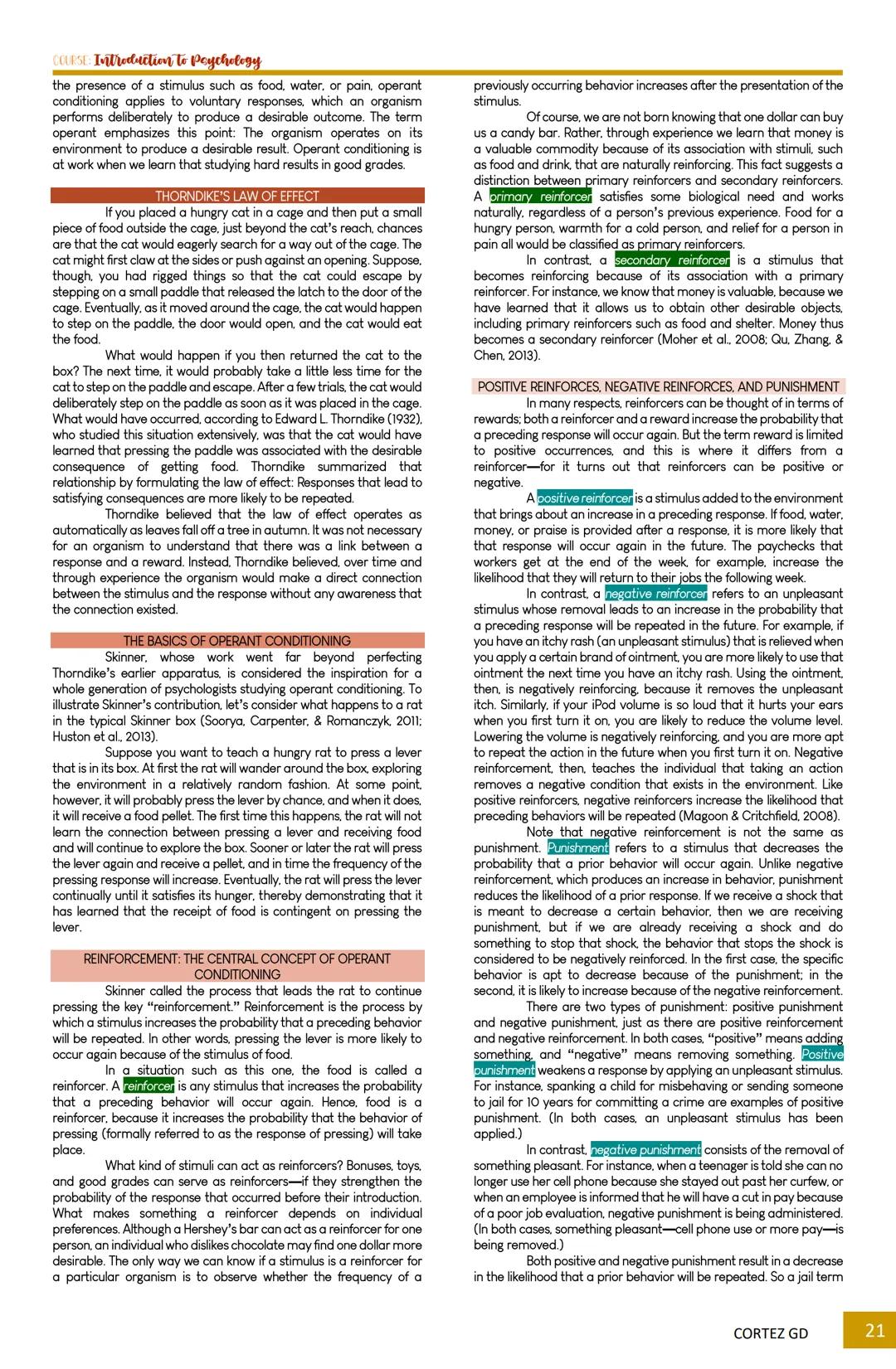 ## COLESL Introduction to Psychology
### TOPIC OUTLINE
**Chapter 1** Introduction to Psychology
- What is Psychology
- Psychology as a Sci