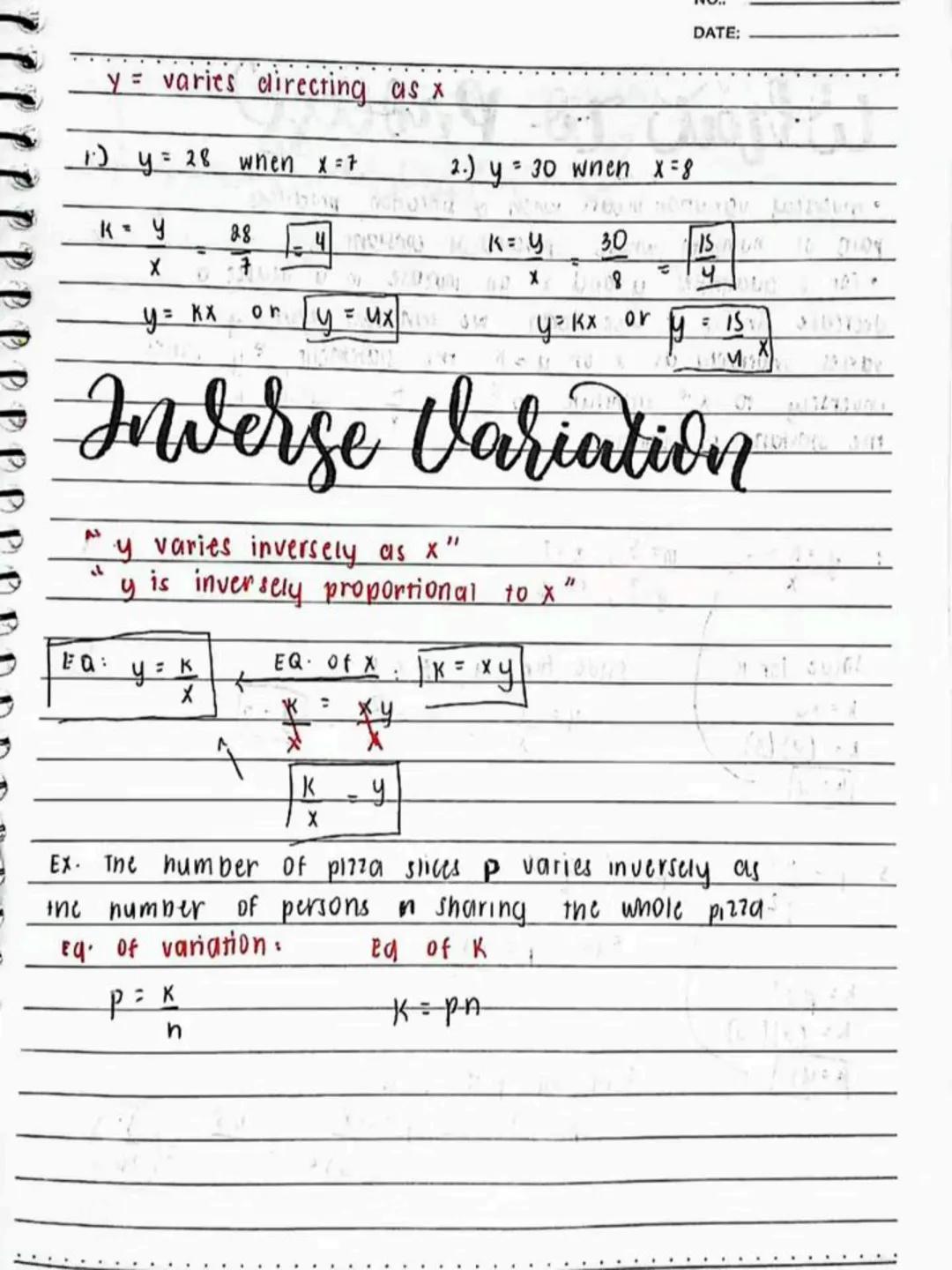 lecture notes in
MATH 9
3rd
QTR
Spring Einf
413
Spring Leaf
DO NOT RE-UPLOAD | @jona.notes --- OCR Start ---
DATE:
Laws of Exponents
If a an
