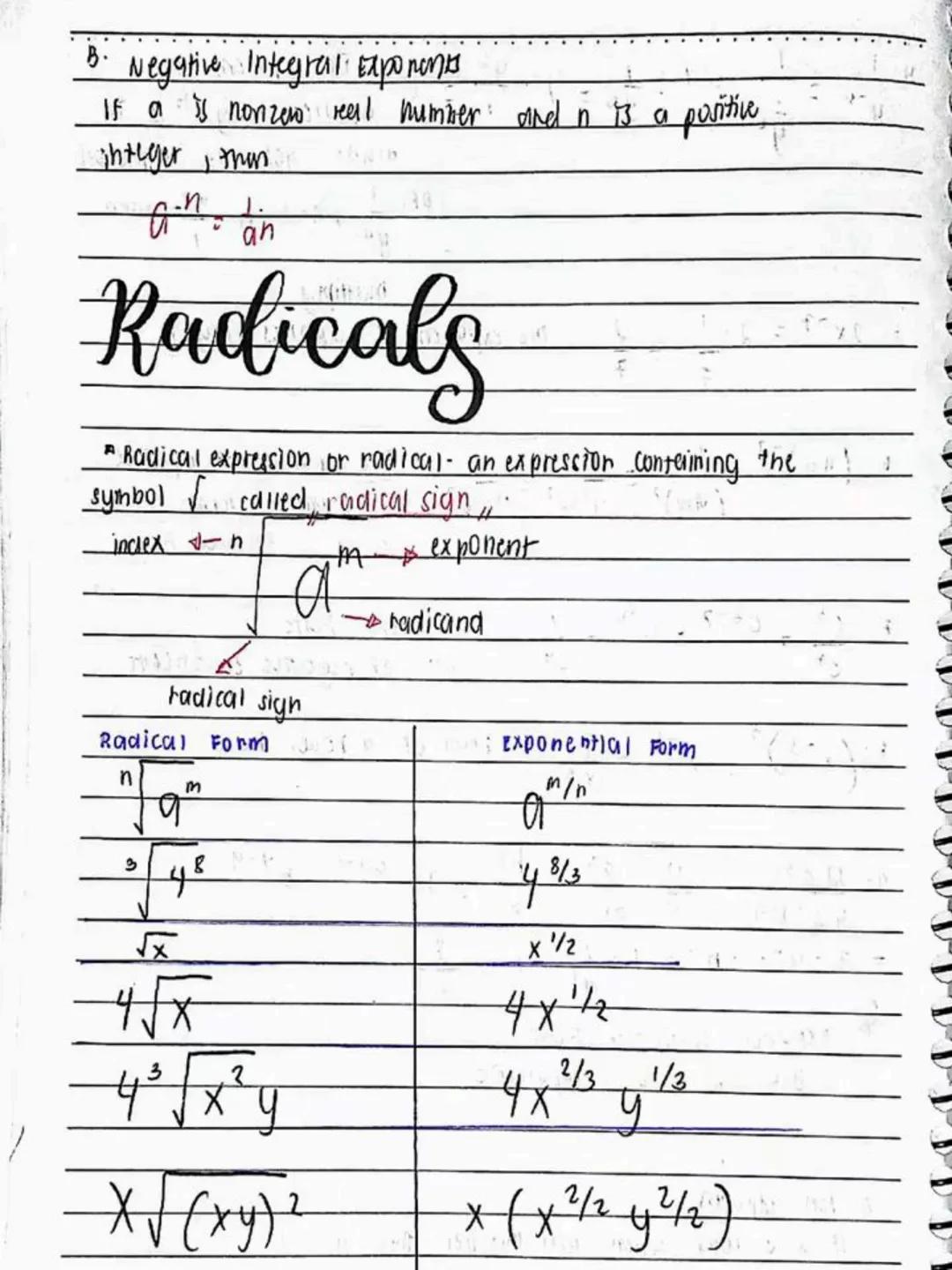 lecture notes in
MATH 9
3rd
QTR
Spring Einf
413
Spring Leaf
DO NOT RE-UPLOAD | @jona.notes --- OCR Start ---
DATE:
Laws of Exponents
If a an