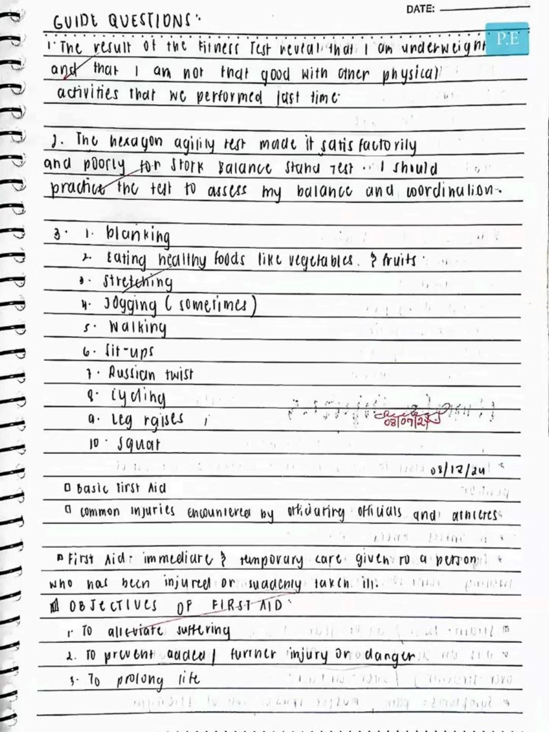lecture notes in
ะะะ ะะ 9
03/02/24
Fitness
UNDERWEIGHT
EXCELLENT 5:
GOOD 3
FAIR 2
GOOD 1
MY GOOD SCORE: 8
SprengLeaf
DO NOT RE-UPLOAD | @jona