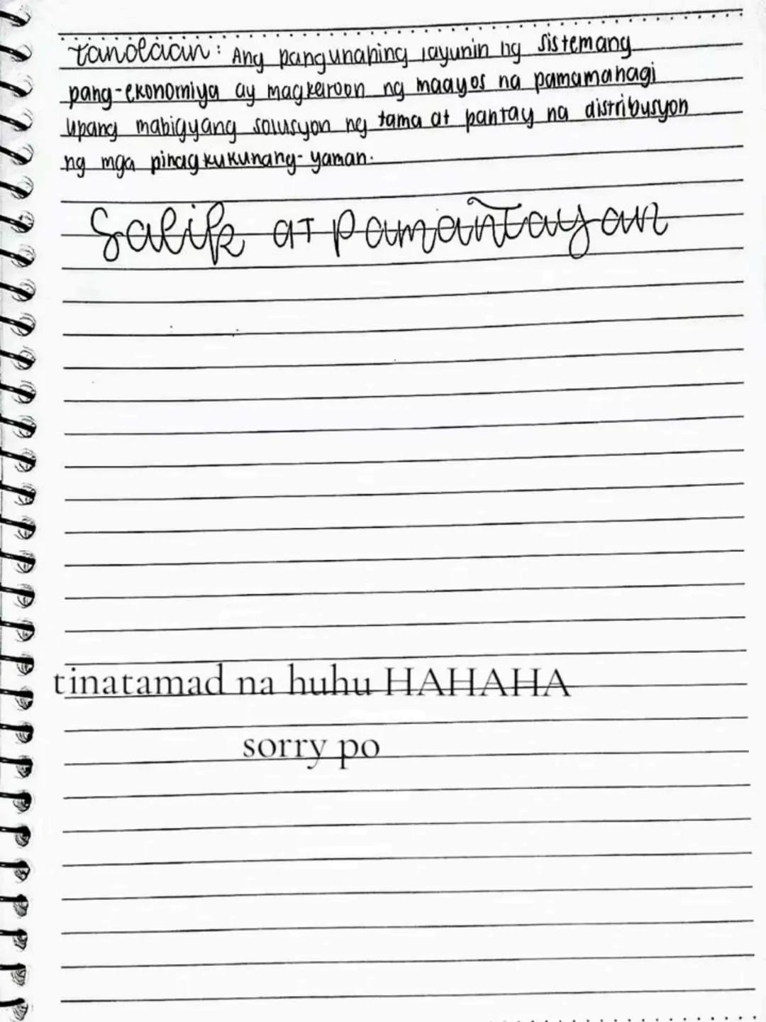 lecture notes in
ARALING PANLIPUNAN 9
TON
DATE
NO.
DATE 2019
ugon ng ( ekonomiks ) napapa-
1000x gamit ang mga
2 kc oming supay twat
nadudun