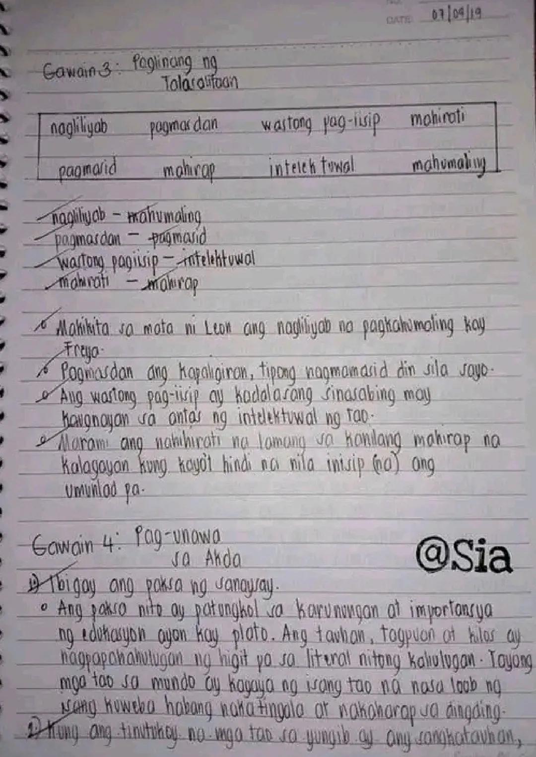 ## Mitolohiya
- agham o pag-aaral ng mga mito / myth at alamat.
## Mito / Myth
- salitang Latin na mythos at mula sa Greek na muthos,
na an