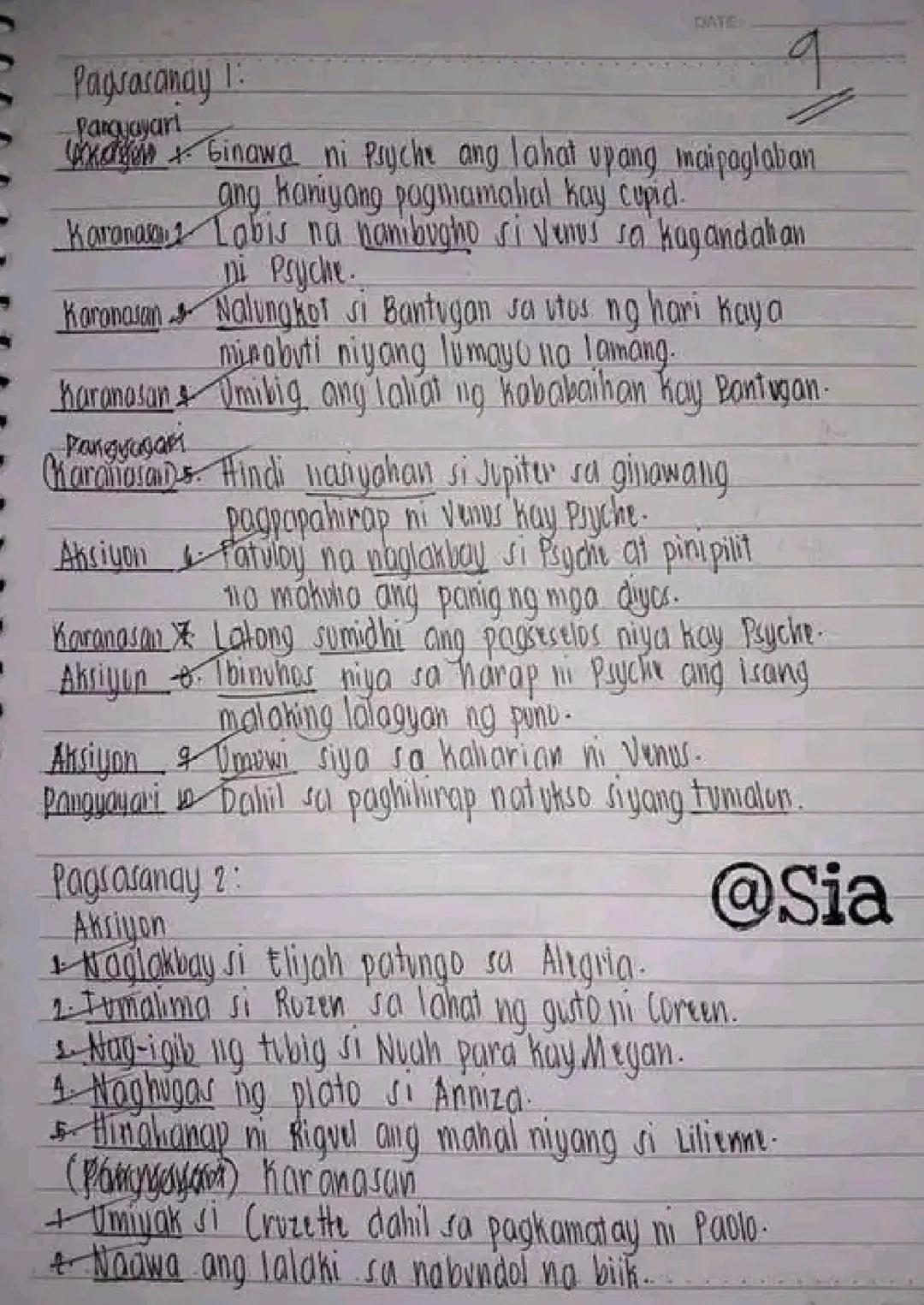 ## Mitolohiya
- agham o pag-aaral ng mga mito / myth at alamat.
## Mito / Myth
- salitang Latin na mythos at mula sa Greek na muthos,
na an