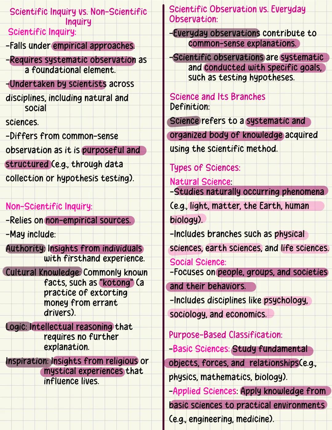 Research
Seeking and Answering Questions
Observation and inquiry are
fundamental to understanding the
world around us. By observing what is