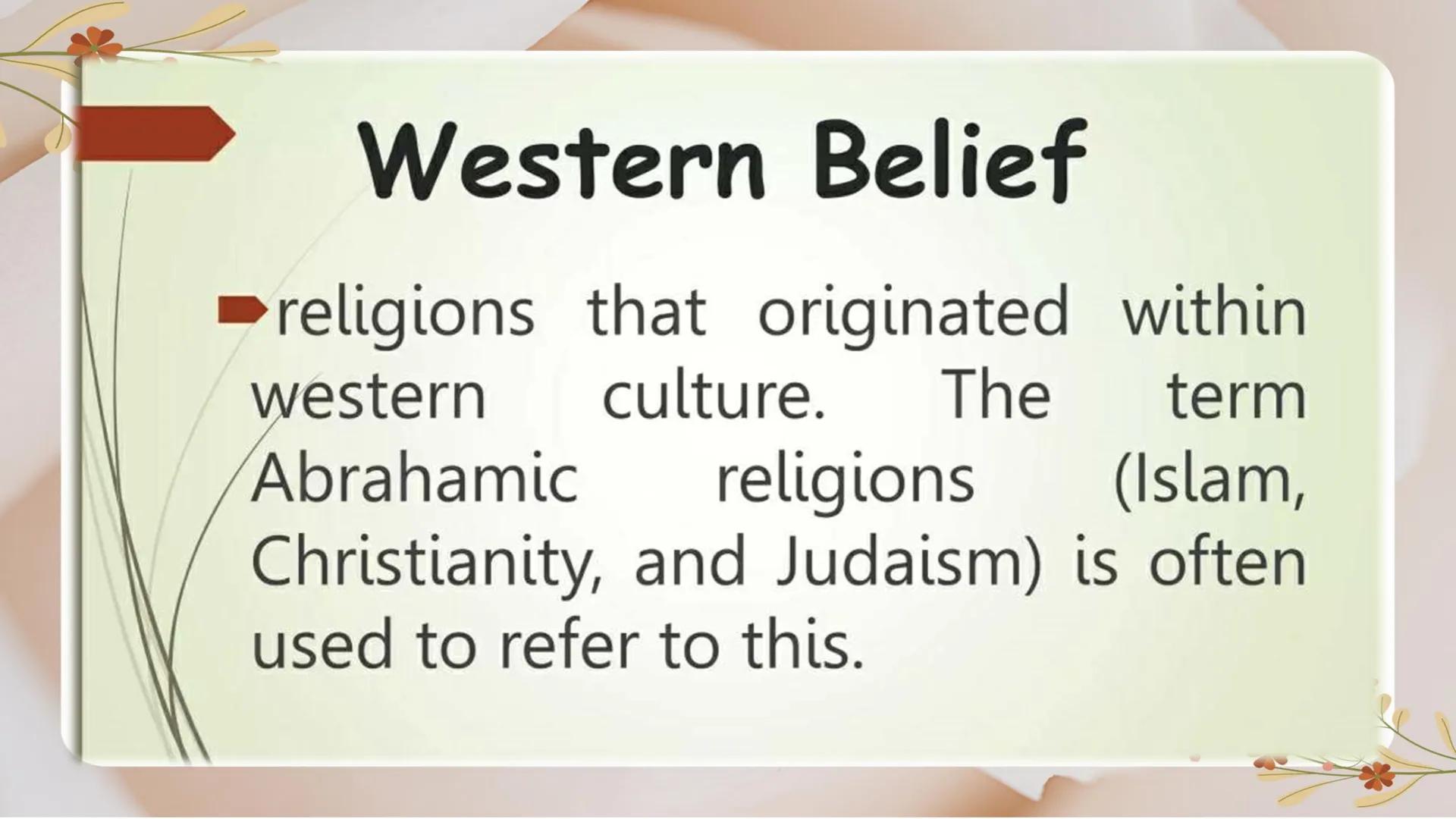 # Introduction to
# World Religions and
# Belief Systems DO YOU BELIEVE
IN GOD? OR
THERE IS AN
EXISTENCE OF
GOD? 1.
What are the things in m