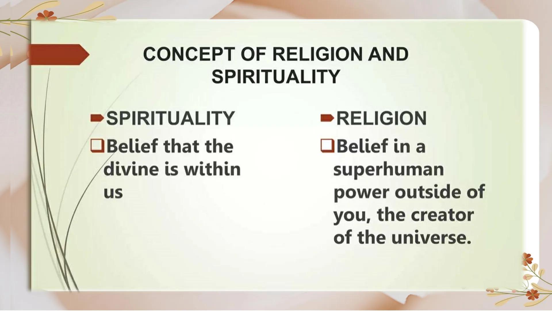 # Introduction to
# World Religions and
# Belief Systems DO YOU BELIEVE
IN GOD? OR
THERE IS AN
EXISTENCE OF
GOD? 1.
What are the things in m