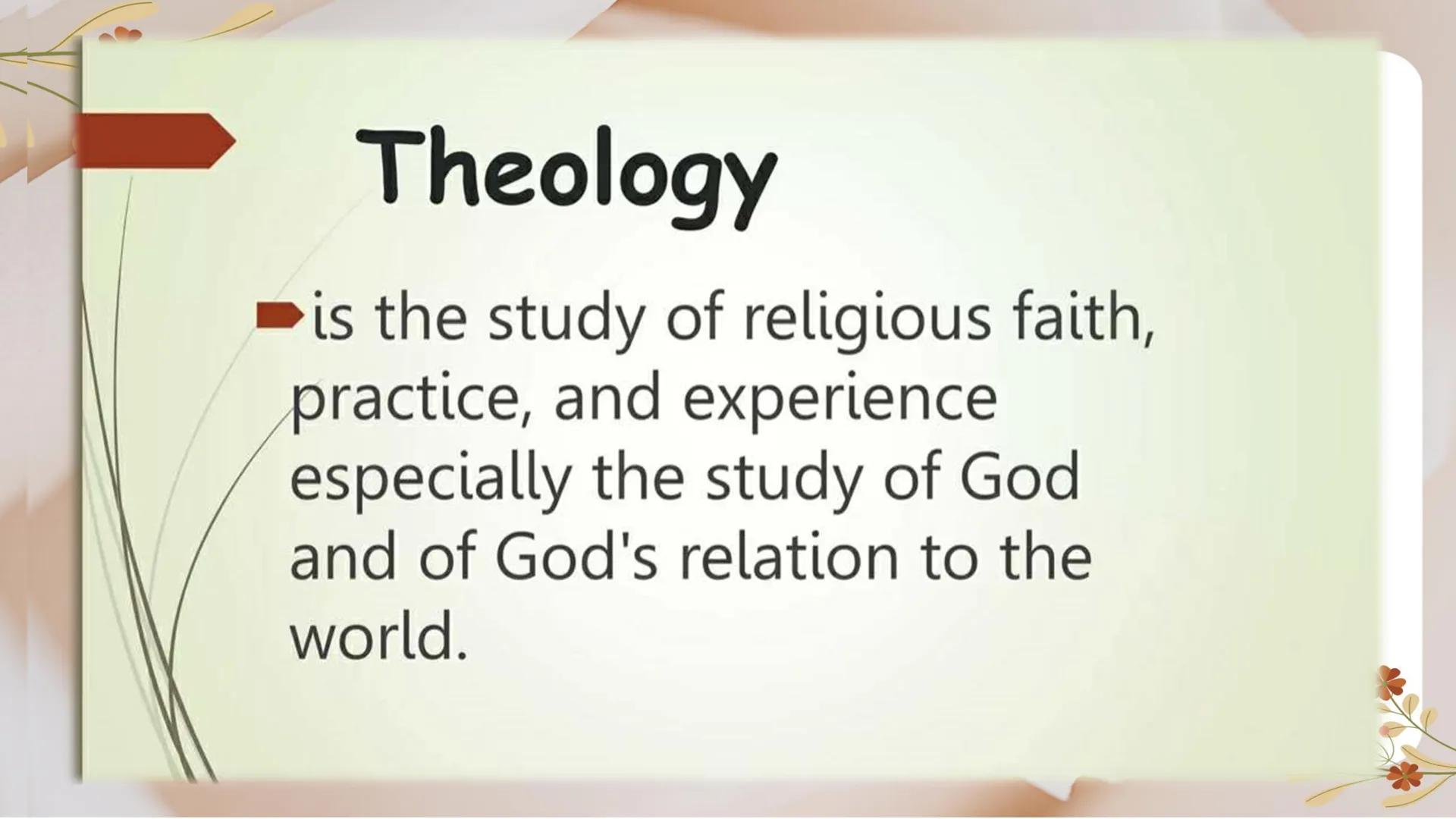 # Introduction to
# World Religions and
# Belief Systems DO YOU BELIEVE
IN GOD? OR
THERE IS AN
EXISTENCE OF
GOD? 1.
What are the things in m