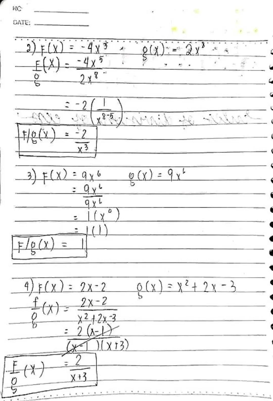 LESSON 1
NO:
DATE:
Relations &
Functions
RELATION
↔ a set of ordered pairs (x, y)
DOMAIN
↔ First coordinate in a relation,
(x); input; indep