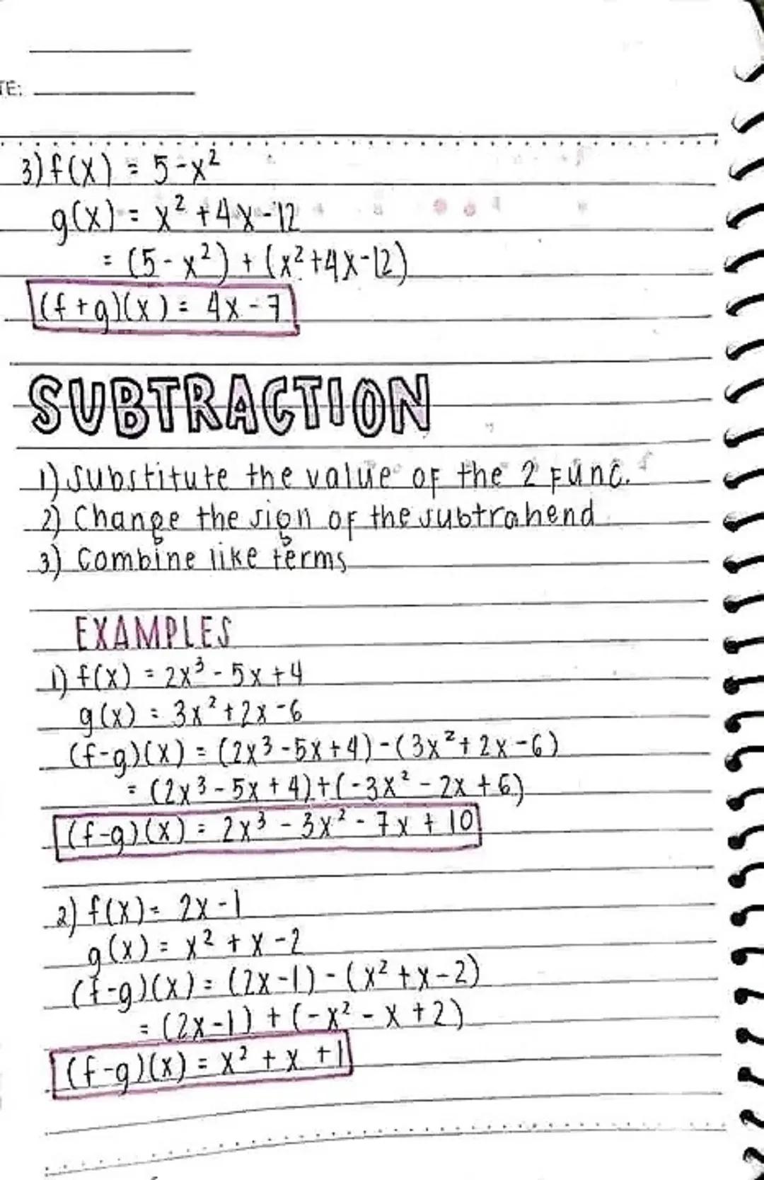 LESSON 1
NO:
DATE:
Relations &
Functions
RELATION
↔ a set of ordered pairs (x, y)
DOMAIN
↔ First coordinate in a relation,
(x); input; indep