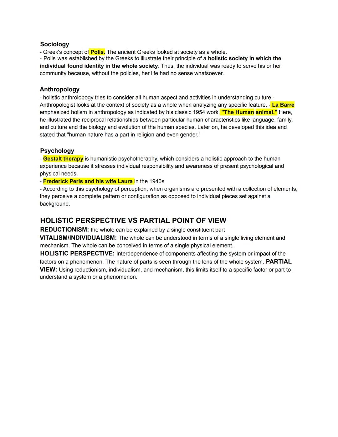 INTRODUCTION TO PHILOSOPHY FIRST QUARTER
HOLISTIC PERSPECTIVE
- widen our understanding on the different view of life
- designed to provide