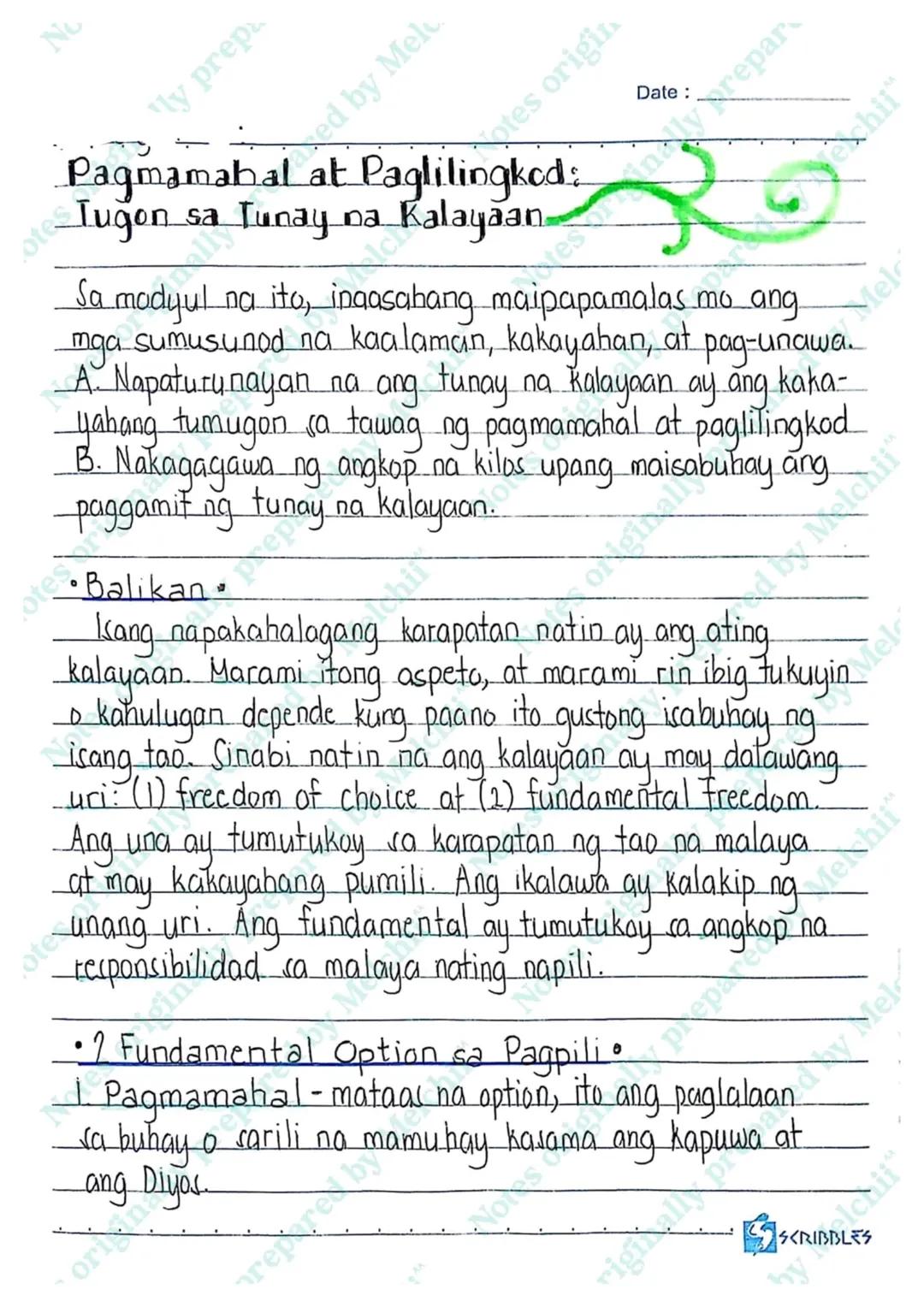 --- OCR Start ---
ally
MARKAHAN
UNANG
No
prepa
Melu
Melch
b
Notes origin
Date: prepar
t tunguhin ng Isip Me chil
HAYOP
Maganda
Masunurin
TAO