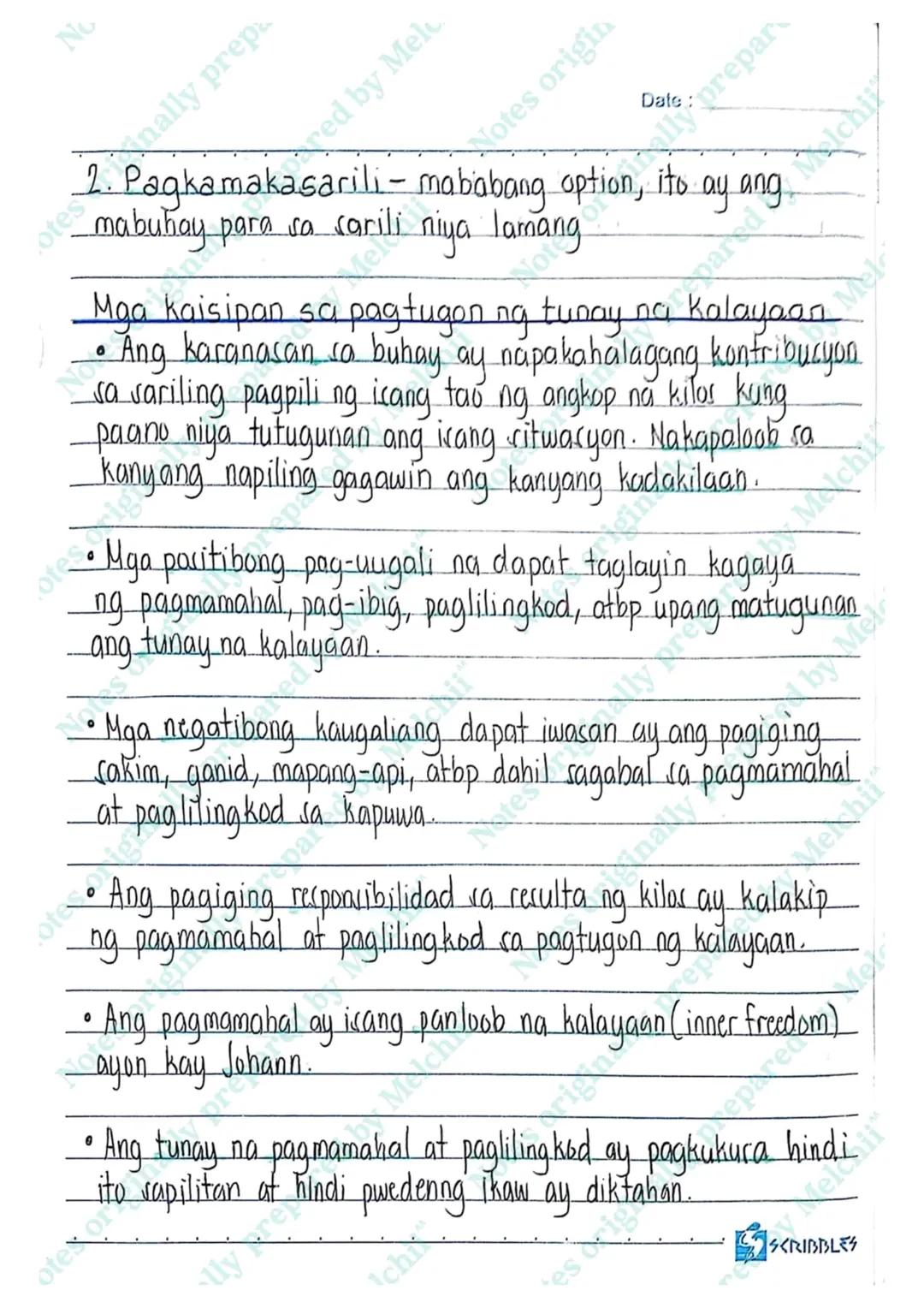 --- OCR Start ---
ally
MARKAHAN
UNANG
No
prepa
Melu
Melch
b
Notes origin
Date: prepar
t tunguhin ng Isip Me chil
HAYOP
Maganda
Masunurin
TAO