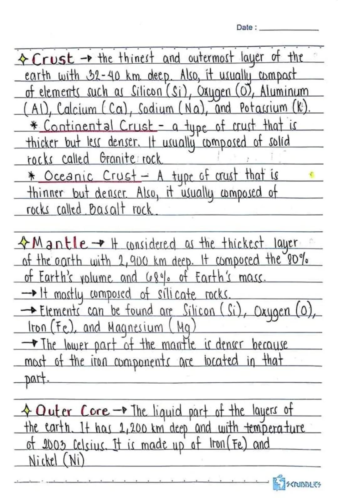 1st Quarter
S
Date:
called lithospheric plate)
shaped slab of solid rock,
In continental and oceanic
fid outer part of the
ust and upper man