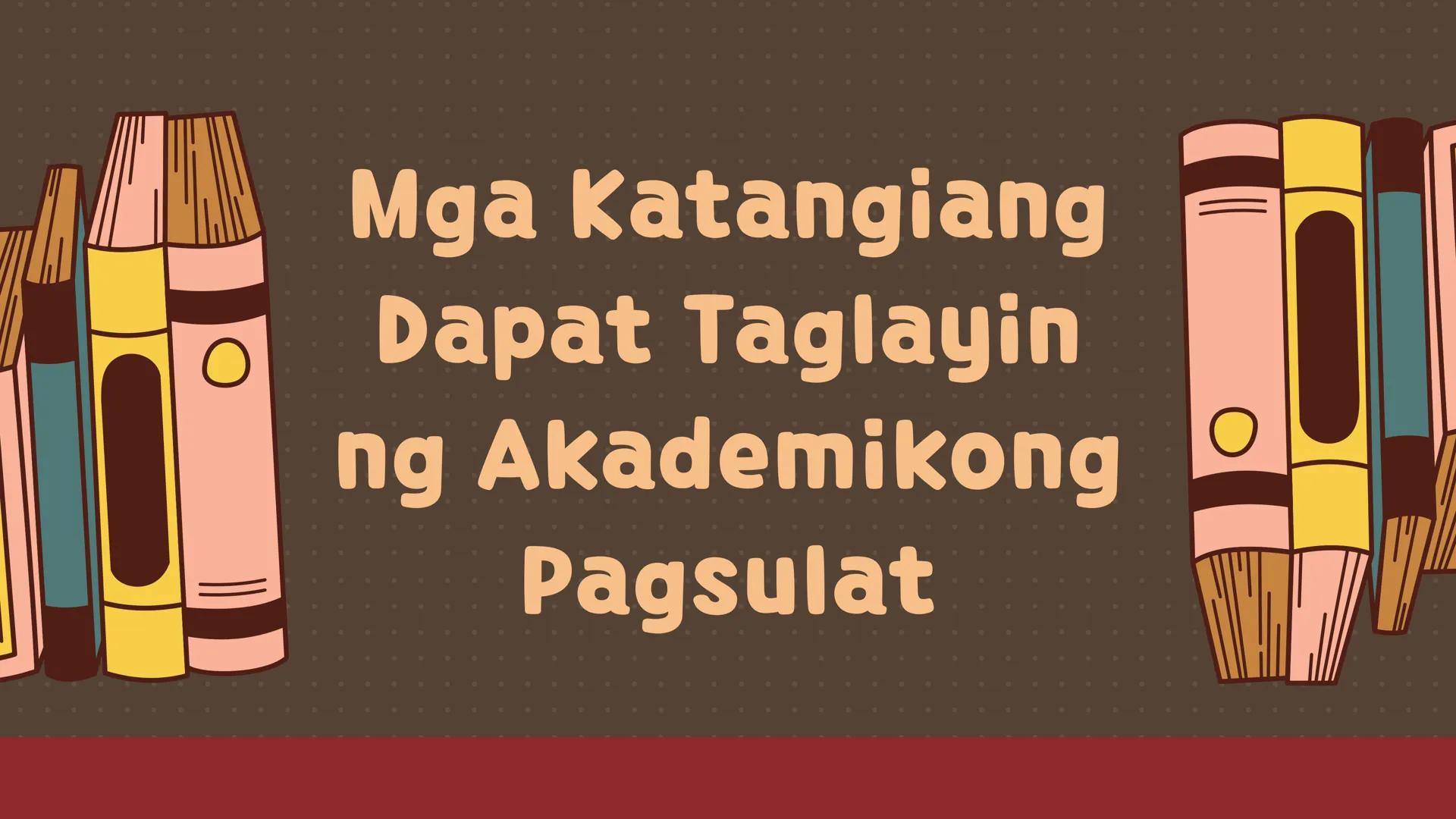 # FILIPINO SA PILING LARANG
# ANG
# PAGSUSULAT
ARALIN 1: 01
MGA LAYUNIN:
Nakapamumuno at nakikibahagi sa mga
gawain tungo sa pagsusulong n