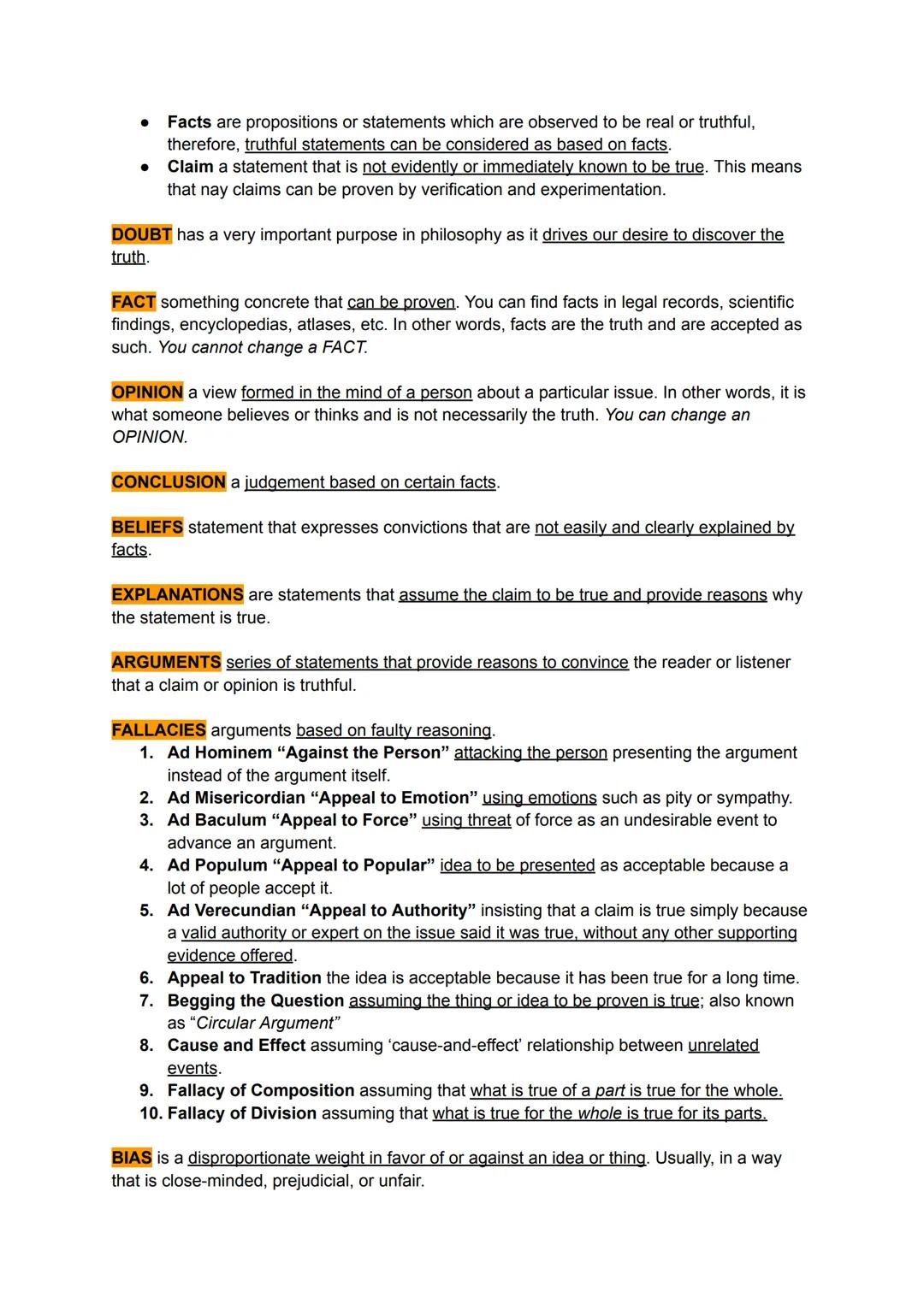 WHAT IS PHILOSOPHY?
PHILOSOPHY comes from two greek words: "love of wisdom"
philos > love
sophia > wisdom
- the study of humans and the worl