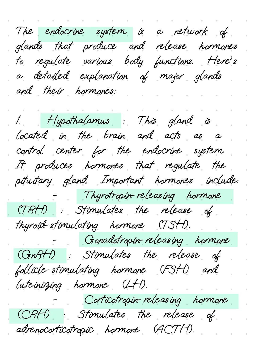 The endocrine system is
a
network of
glands that produce and release hormones
to regulate various body functions. Here's
a
detailed explanat