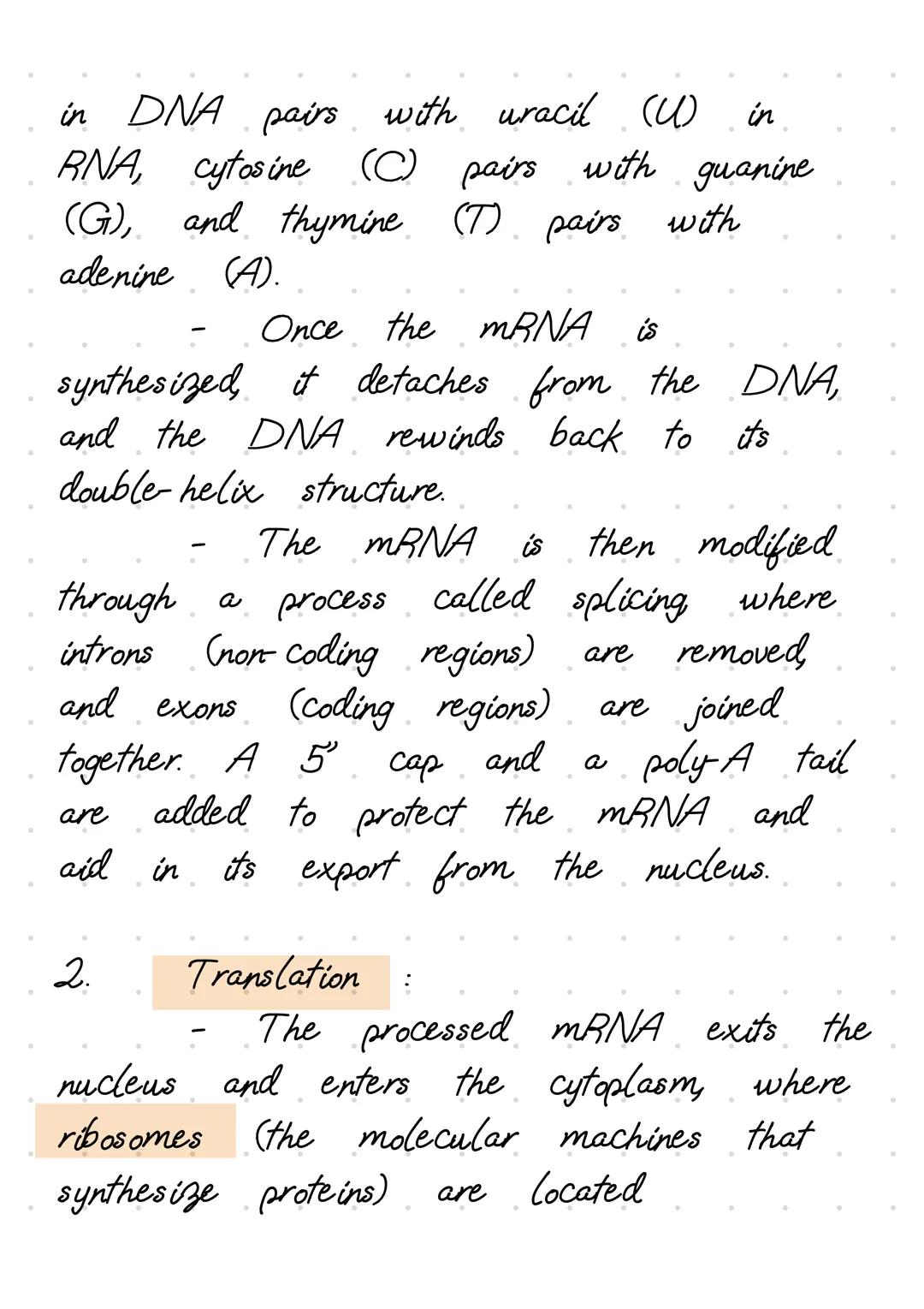 Protein synthesis is the process by
which cells create proteins, which are
essential for various functions in the
body. This process occurs