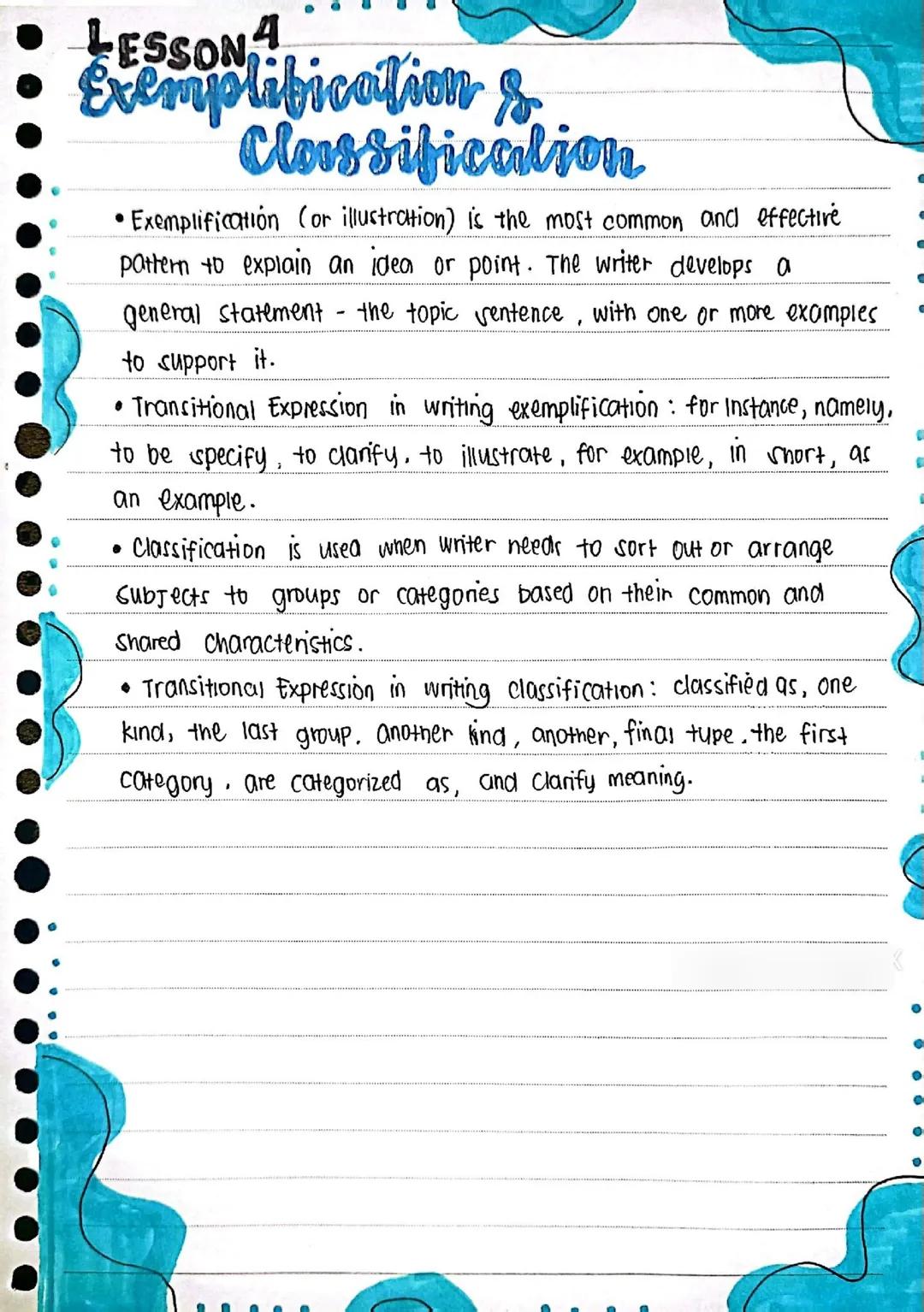 --- OCR Start ---
•
READING WRITING
PARAGRAPH
Pattern of Development
• the way the essay is organized, from one paragraph to the
next, in or