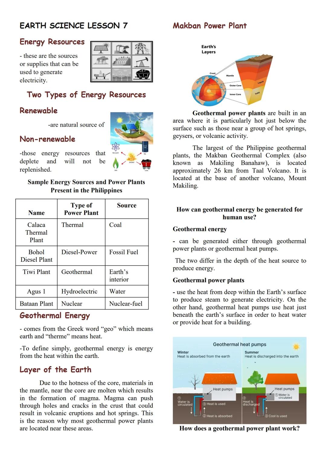 EARTH SCIENCE LESSON 1
Can you describe our planet Earth?
• Characterized by its blue waters, rocky brown
and green land masses with set of