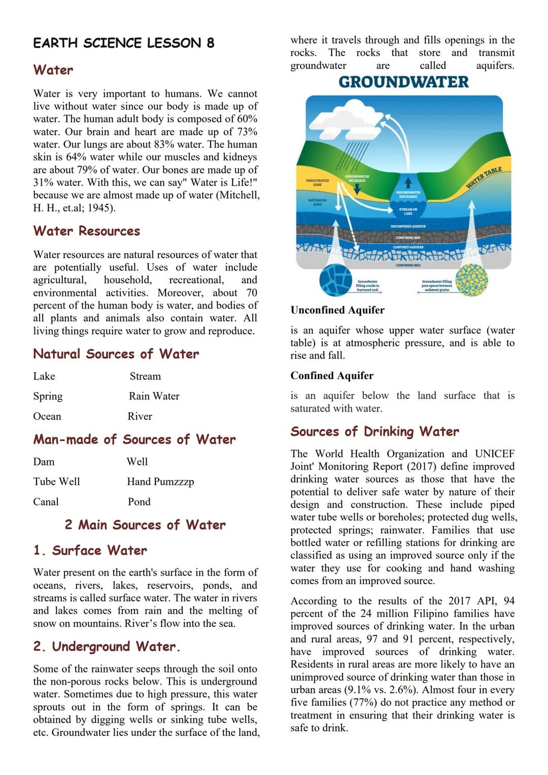 EARTH SCIENCE LESSON 1
Can you describe our planet Earth?
• Characterized by its blue waters, rocky brown
and green land masses with set of
