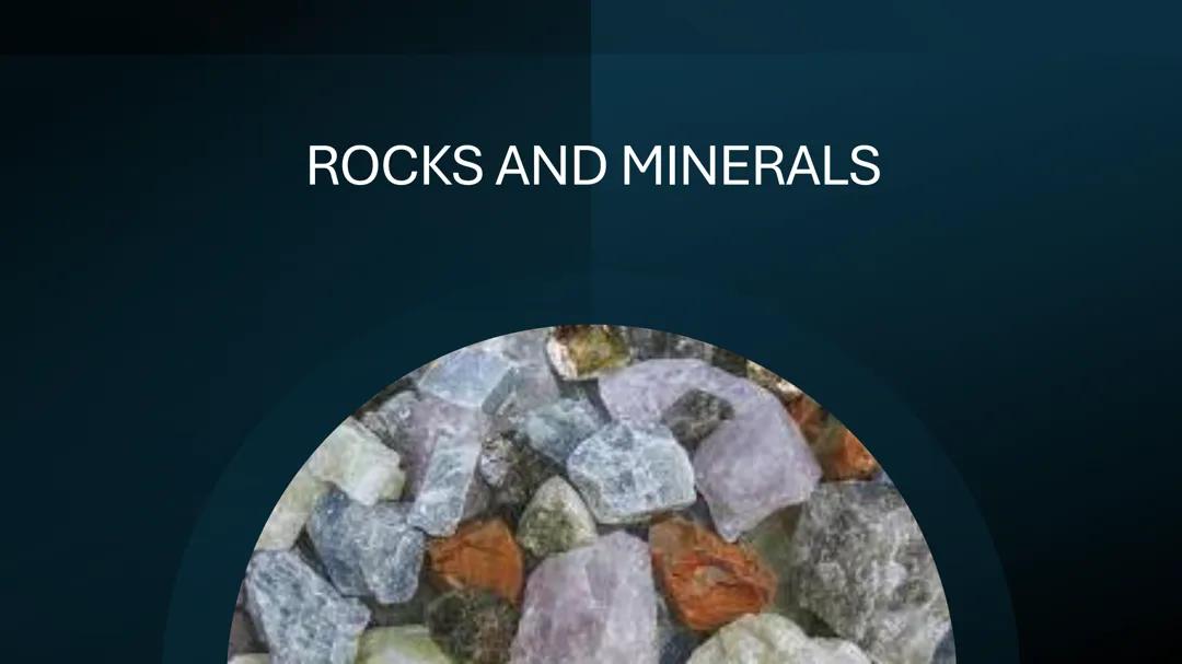 Rocks And Minerals