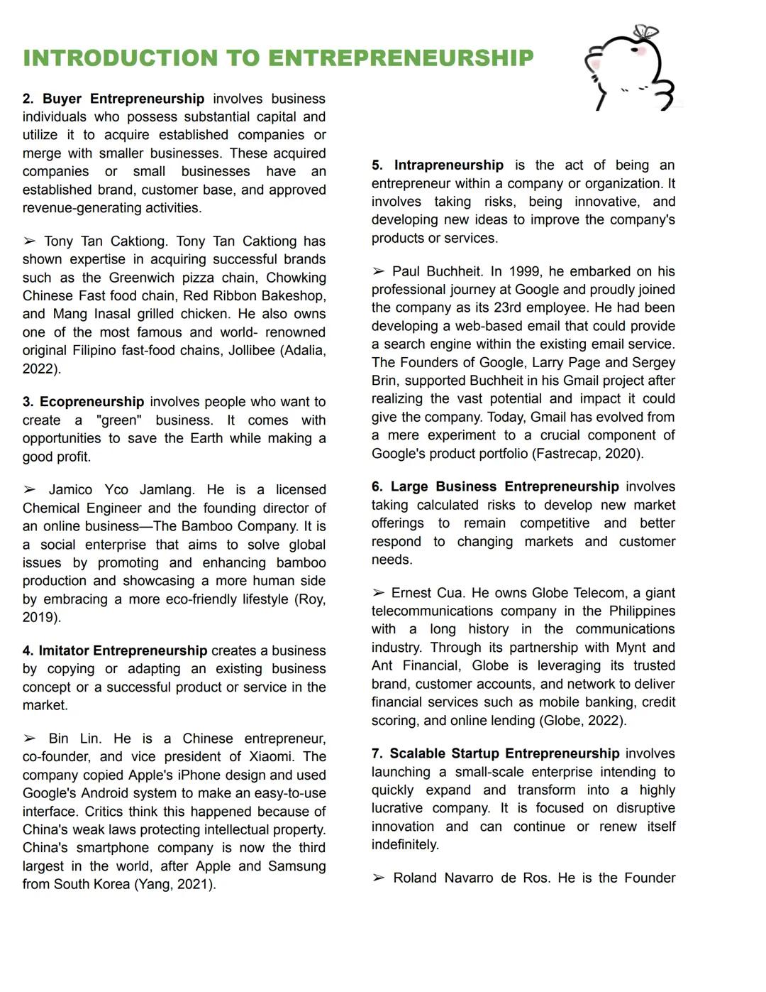 # INTRODUCTION TO ENTREPRENEURSHIP
## OUTLINE
- Introduction to Entrepreneurship
- The Role of Entrepreneurship in the Society
- Importanc