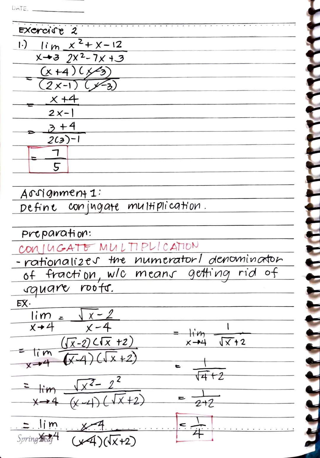 NO
DATE.
LIMIT OF A Function
Let (x) be any function & let c &
L be real numbers. If f(x) is close to L,
x is sufficiently close to c, the l
