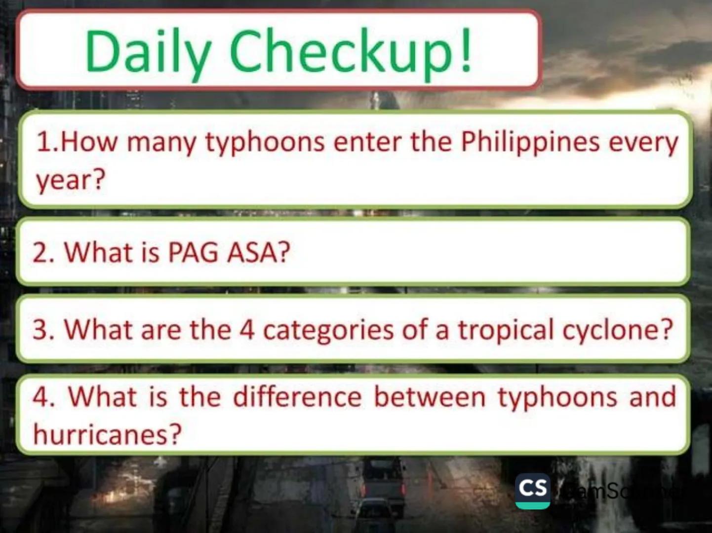 # Typhoons Google
Philippines
What is a typhoon?!
Google Search I'm Feeling Lucky
Google.com.ph offered in: Filipino Cebuano
CS CamScanner