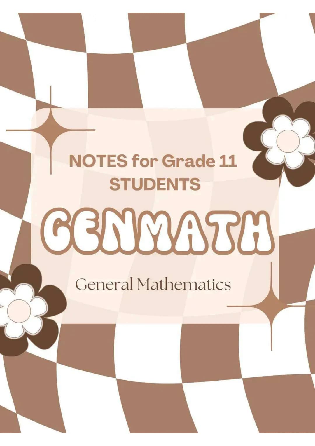 # NOTES for Grade 11
# STUDENTS
# GENMATH
General Mathematics Simple and Compound Interest
Interest (1)-The amount a borrower pays for usi