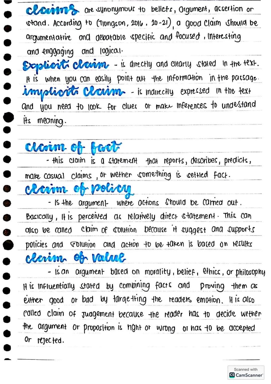 # NOTES for Grade 11 STUDENTS
# RWS
Reading & Writing Skills READING WRITING
PARAGRAPH
Pattern of Development
• the way the essay is organ