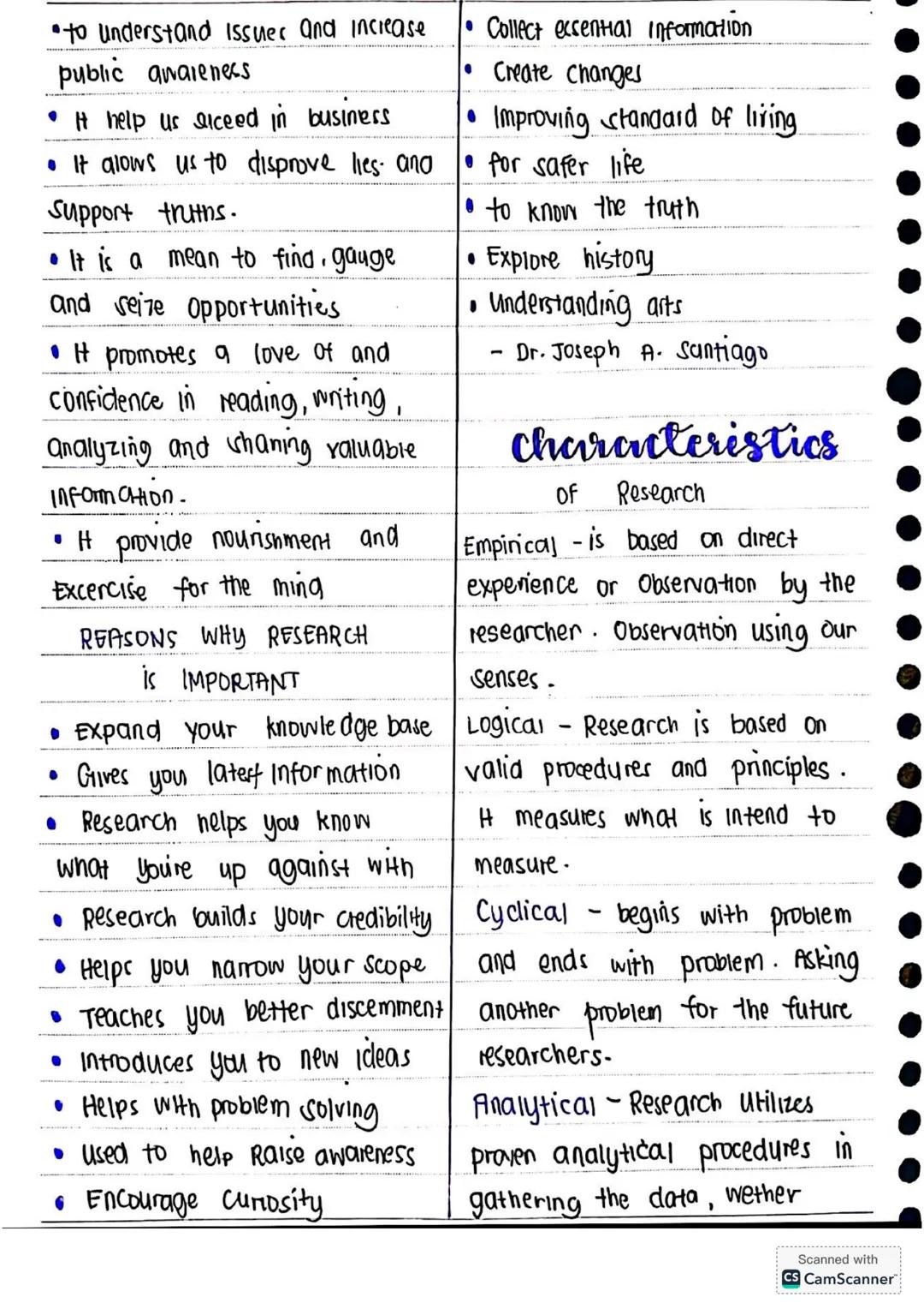 NOTES for Grade 11
STUDENTS
PR-I
Practical Research 1 practical
Research 1
• What is Research?
research is a systematic
inquiry to describe,