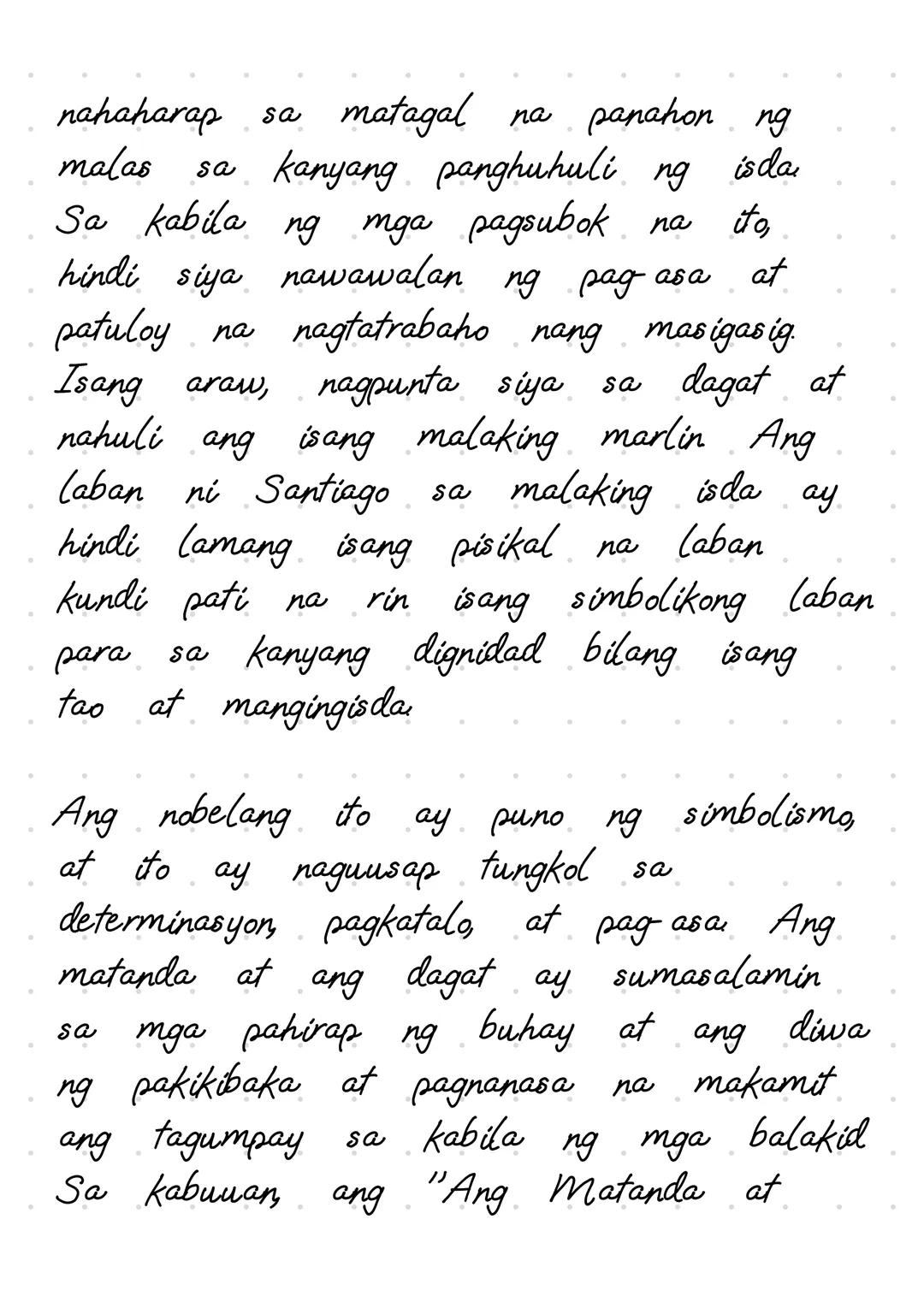 --- OCR Start ---
Ang nobela ay isang mahabang anyo ng
panitikan na nagkukuwento ng mga likha
at karanasan ng mga tauhan Karaniwan,
ang nobe