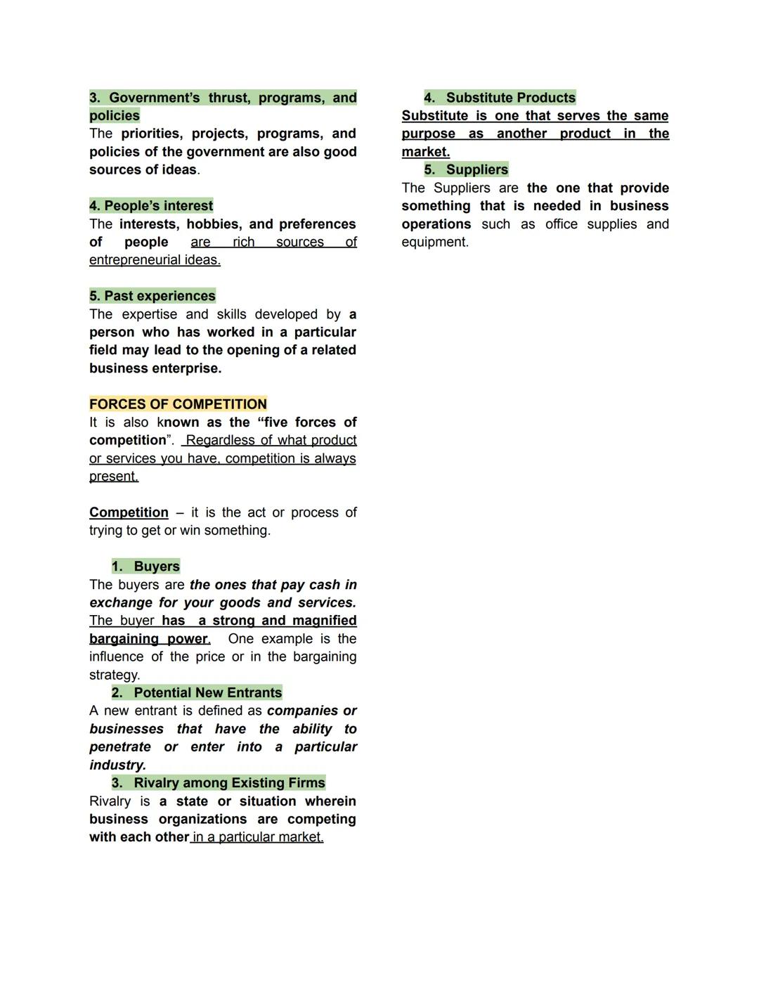 ENTREPRENEURSHIP
LESSON 1: ENTREPRENEURSHIP
Concept of Entrepreneurship
-The word "entrepreneur" was derived
from the French verb entreprend