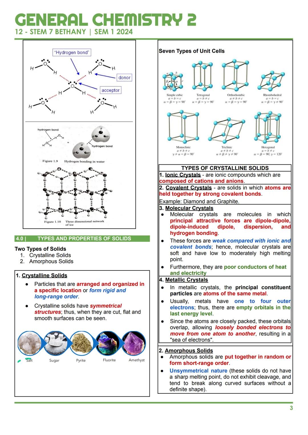 GENERAL CHEMISTRY 2
12 - STEM 7 BETHANY | SEM 1 2024
LESSON 1:
INTERMOLECULAR FORCES OF LIQUIDS AND SOLIDS
INTRODUCTION
KINETIC MOLECULAR TH