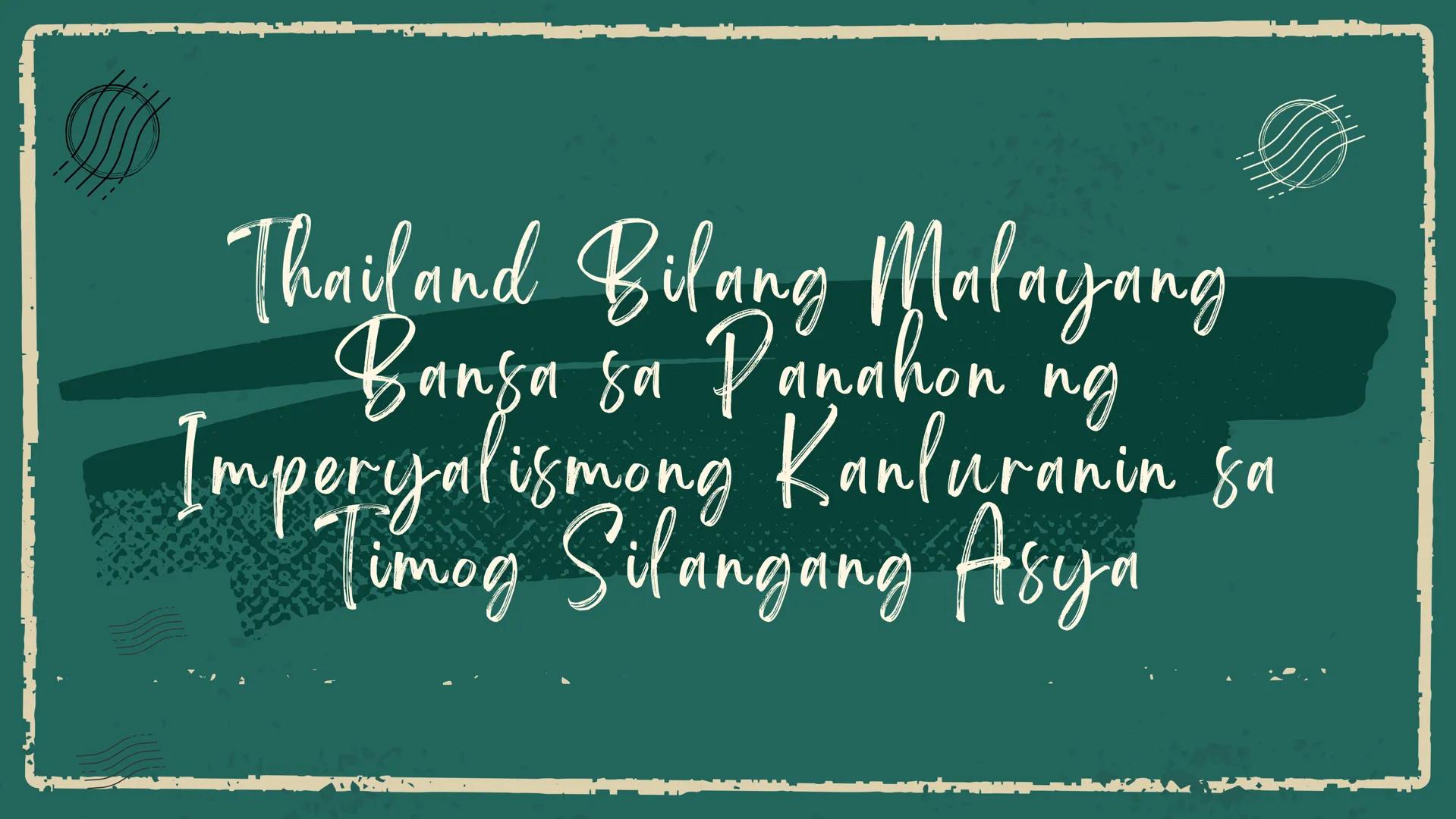 # KOLONYALISMO AT IMPERYALISMO SA
# TIMOG SILANGANG ASYA
## UNA AT
## IKALAWANG
## YUGTO
ARALING PANLIPUNAN Unang Yugto Ikalawang Yugto
Ki