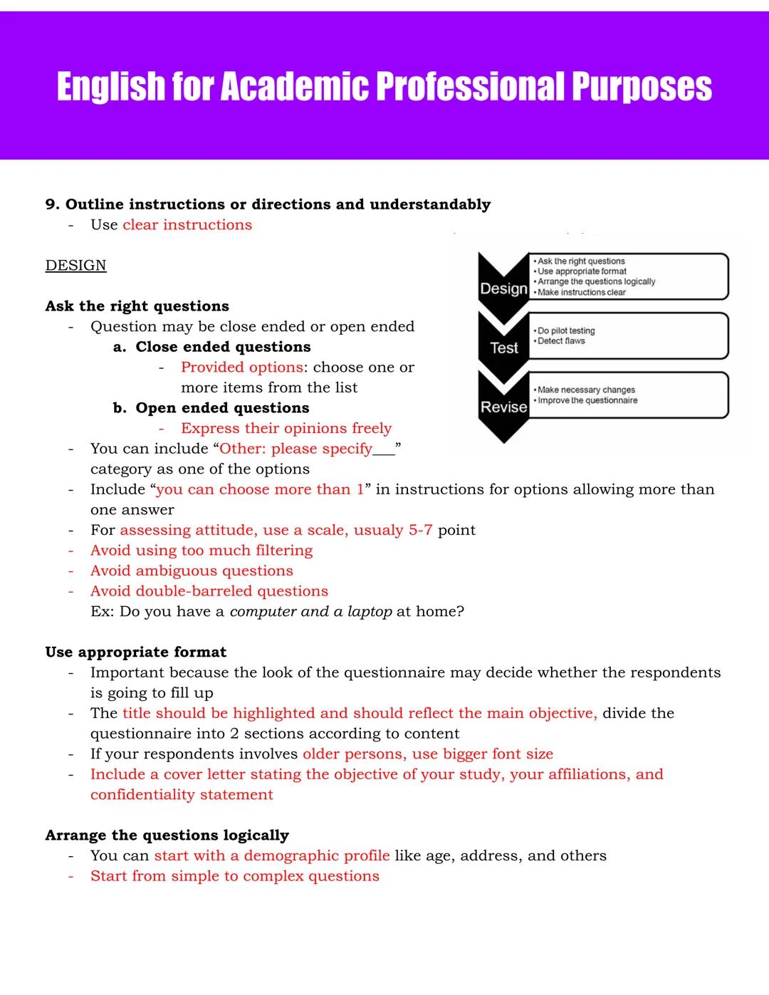 English for Academic Professional Purposes
Academic Language
Register
- Various ways people use language based on who they are talking to an