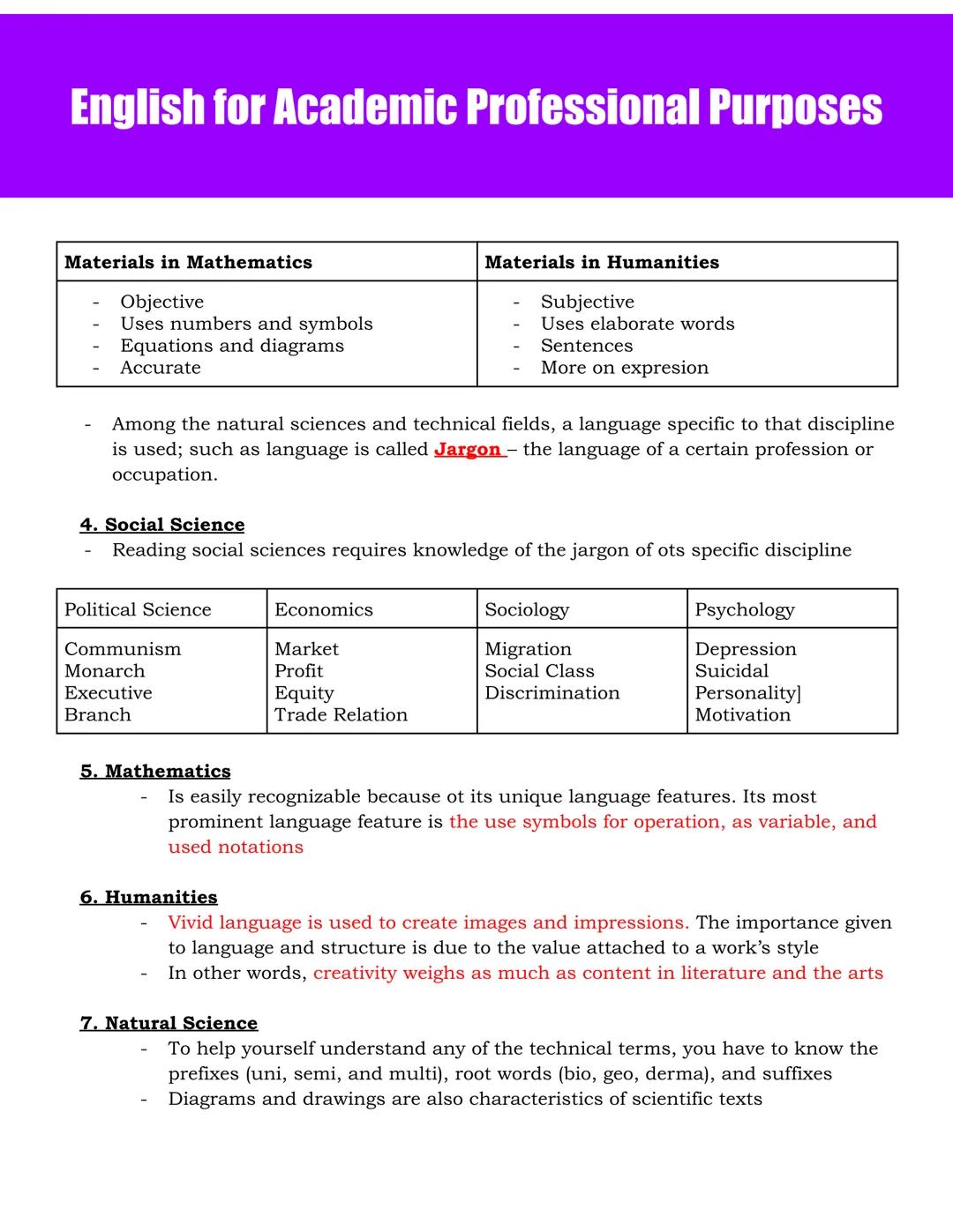 English for Academic Professional Purposes
Academic Language
Register
- Various ways people use language based on who they are talking to an