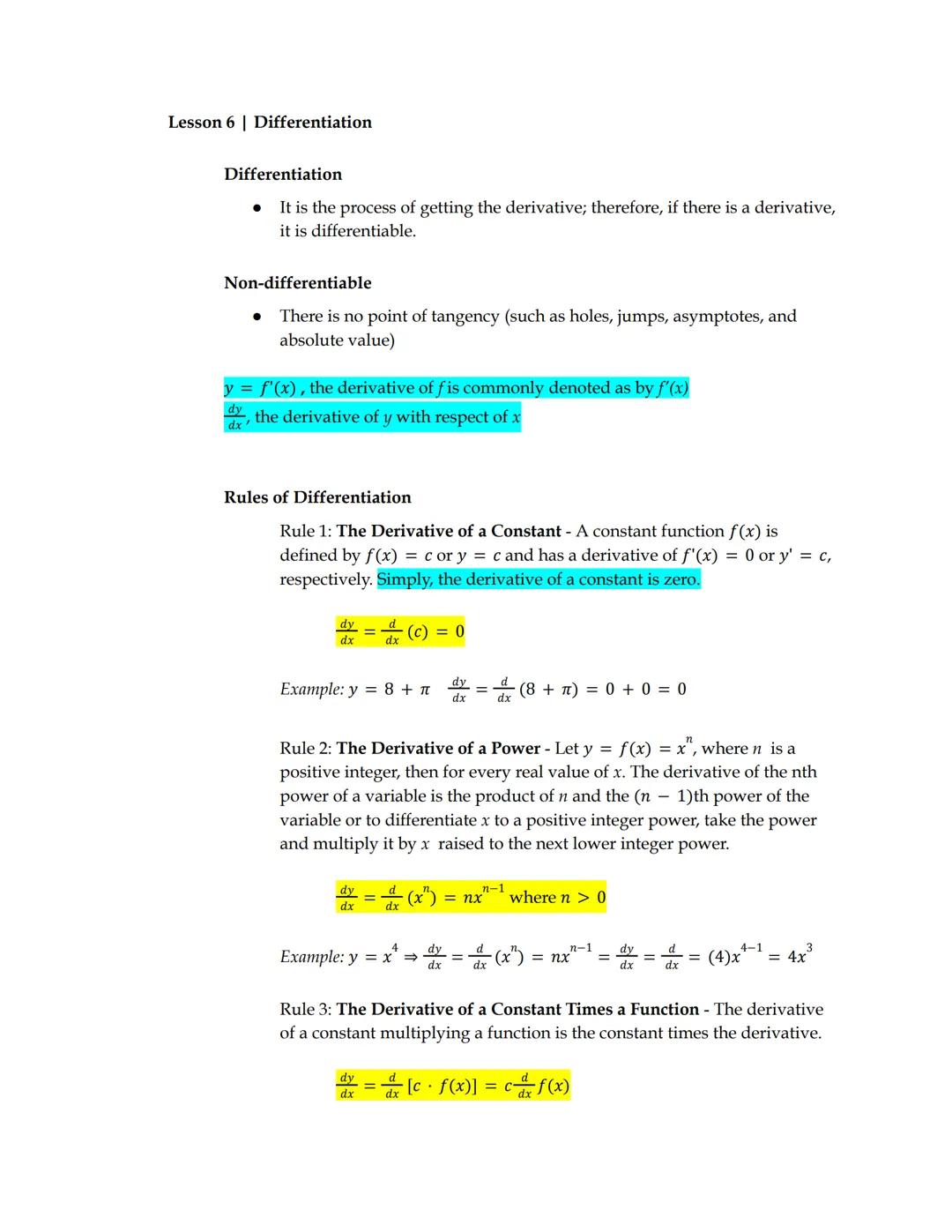 3rd Quarter | Basic Calculus Reviewer
(hello guys, maawa't mahabag wag nyo ishare ang reviewer na ito sa iba oki? kung meron kayo
permission