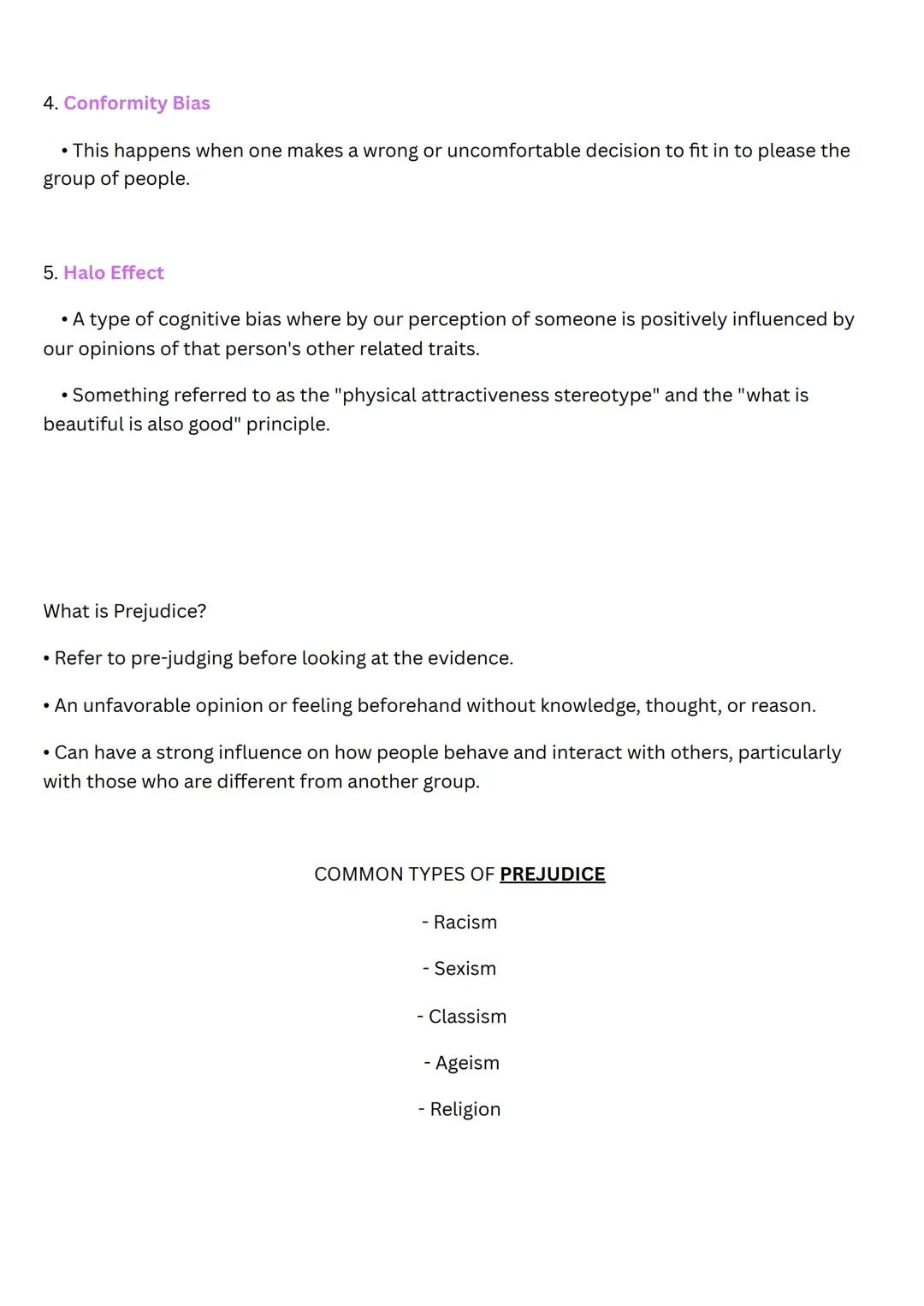 Differentiate Biases from Prejudices
ENGLISH 9
3rd Quarter - Module 1: Differentiate Biases from Prejudices
What is Bias?
• The action of su