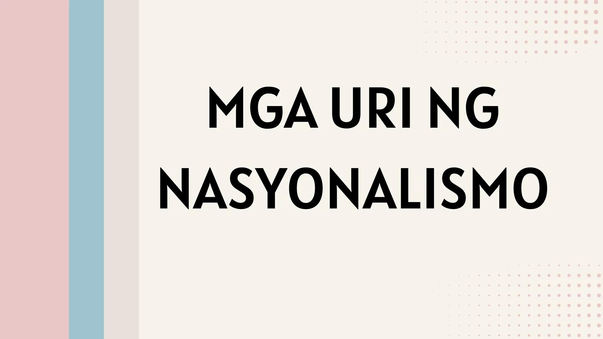 # IKATLONG MARKAHAN: YUNIT 3
# NASYONALISMO,
# KASARINLAN AT
# PAGKABANSA # SINO
# SILA?
PHILIPPINE
STAR Ikaw ba ay
Pilipino? Mahal mo b