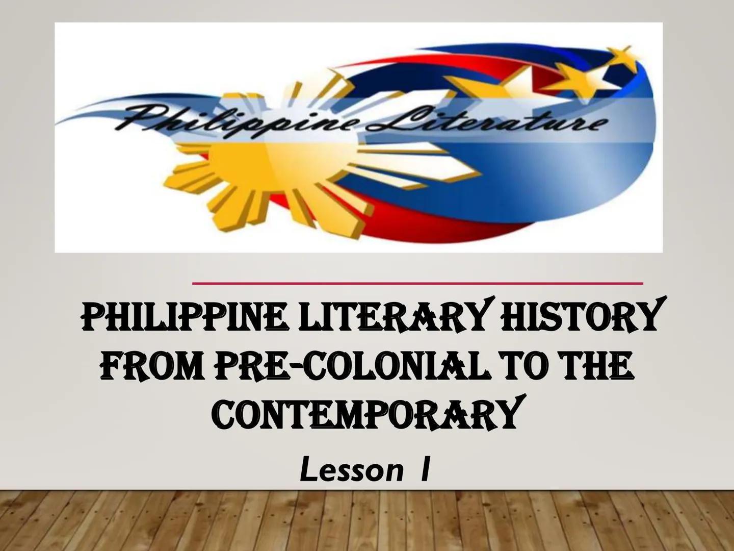 21ST CENTURY LITERATURE FROM
THE PHILIPPINES AND THE WORLD
After going through the lessons, you are expected to:
1. Identify geographic, lin