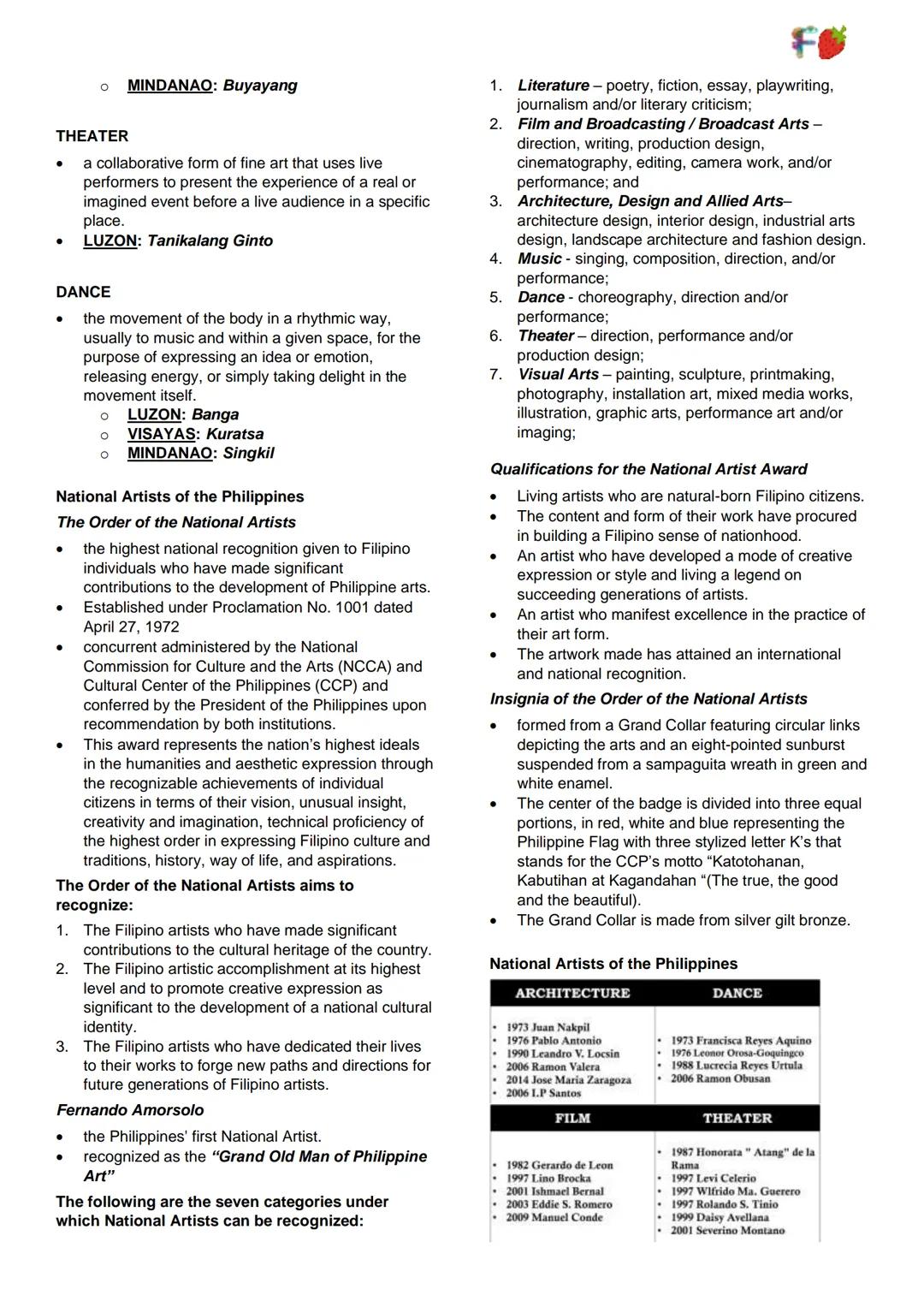 Contemporary Philippine Arts from the
Regions
Lesson 1: Arts in the Philippines
Art or Sining
the different manners of expressing human skil